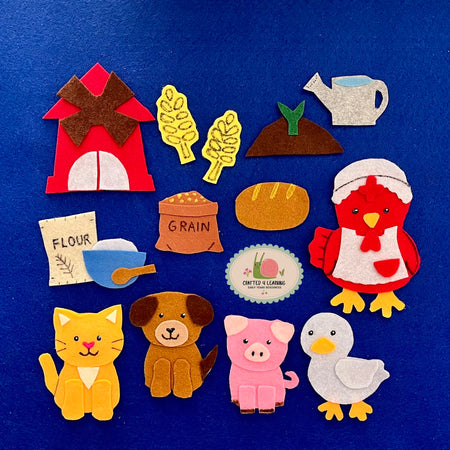 The Little Red Hen Story Felt Board Set