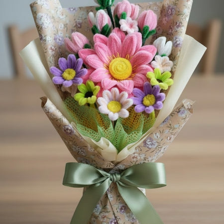 Twisted Bloom Bouquet – Everlasting Handmade Gift 🌸