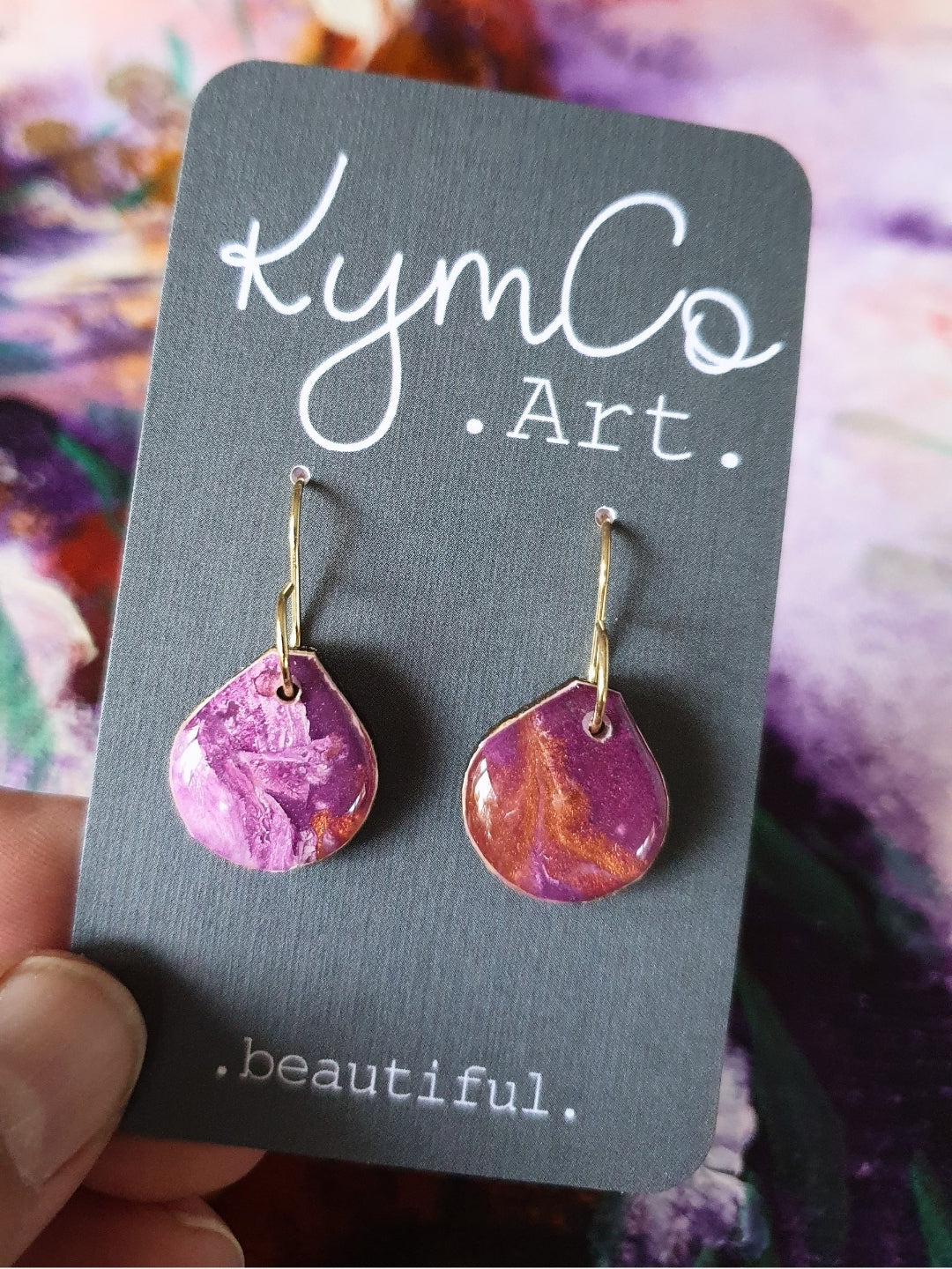 The Mulberry Skies Collection | Art Earrings | Studs & Small Dangles