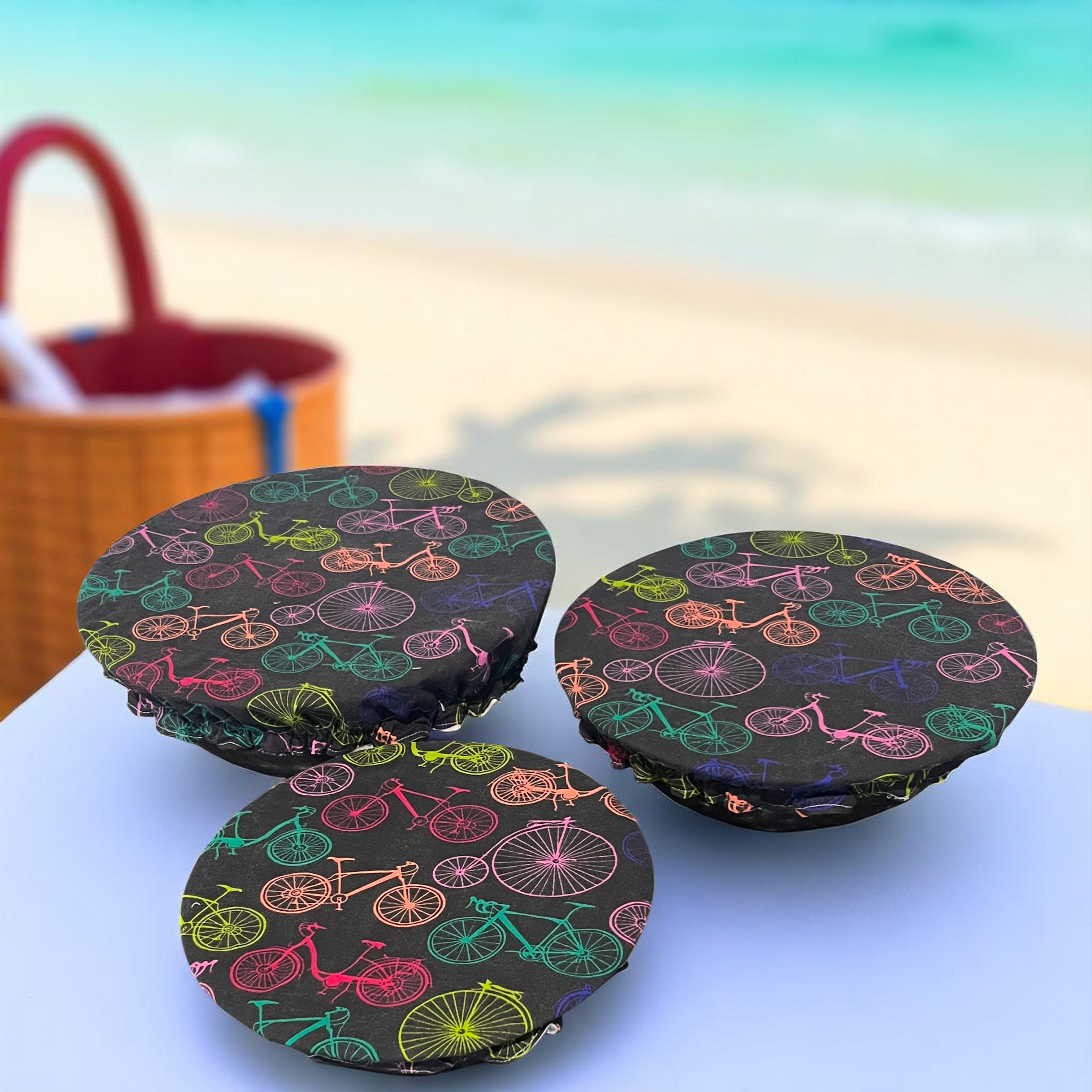Reusable Fabric Bowl Covers – Set of 3 | Vintage Ride