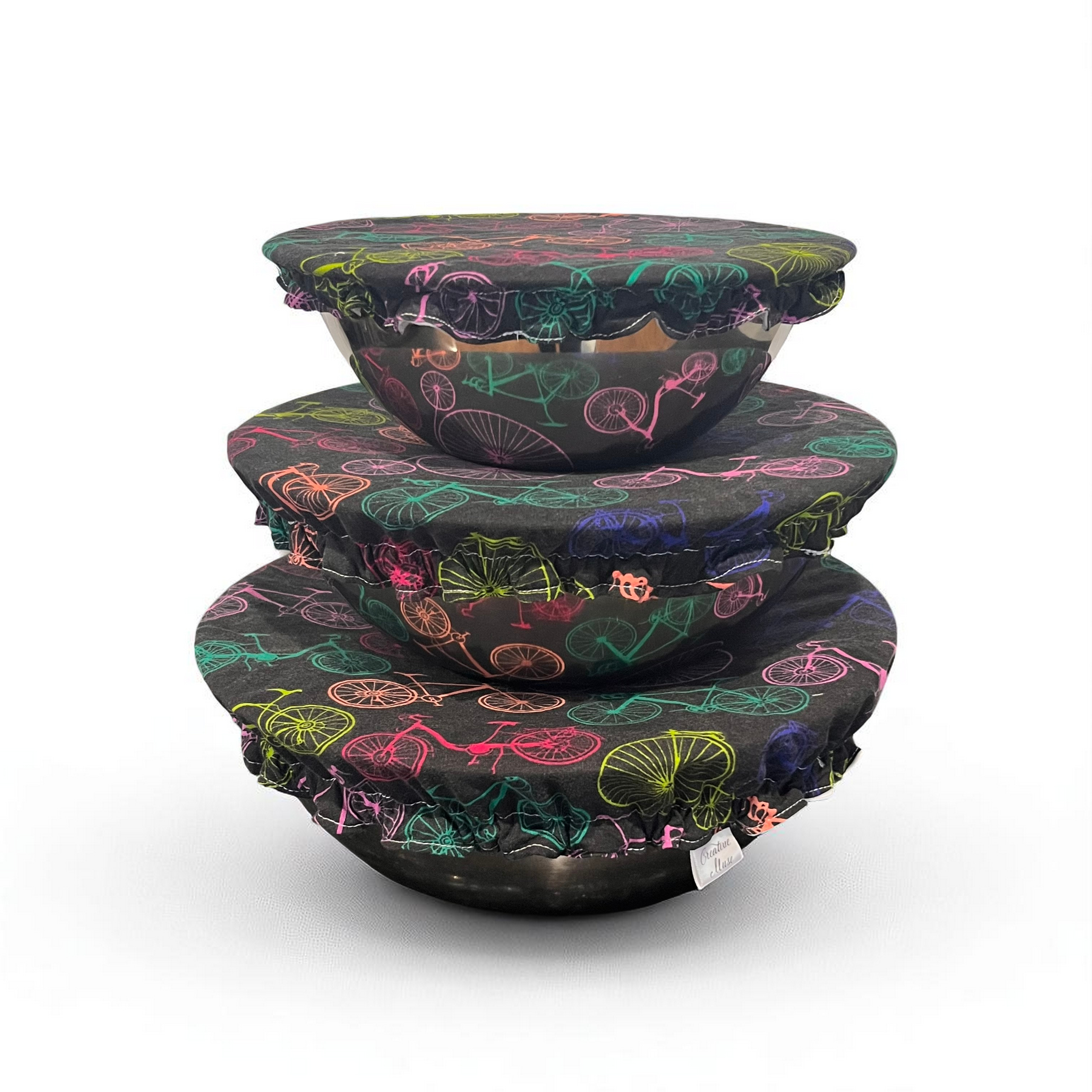 Reusable Fabric Bowl Covers – Set of 3 | Vintage Ride