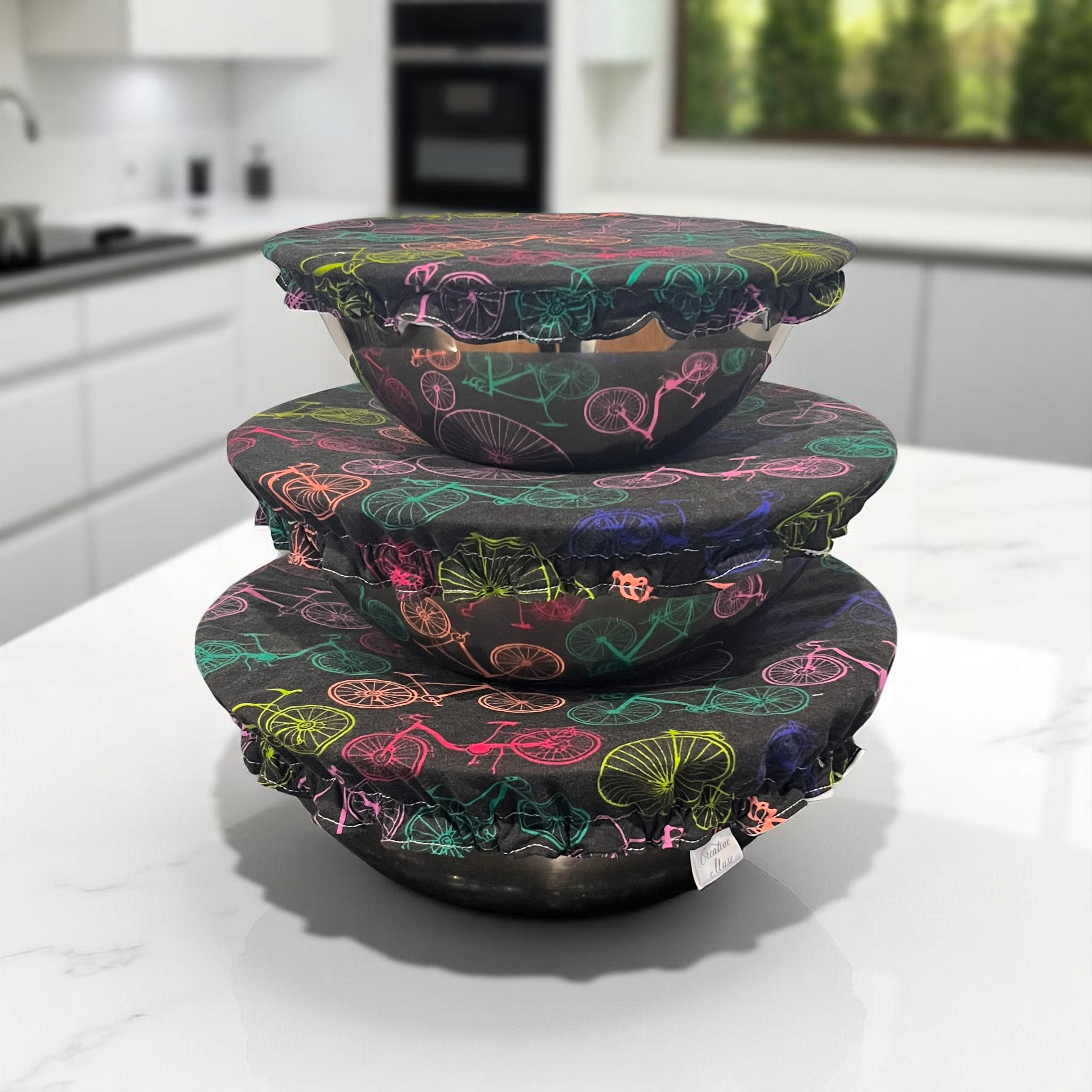 Reusable Fabric Bowl Covers – Set of 3 | Vintage Ride
