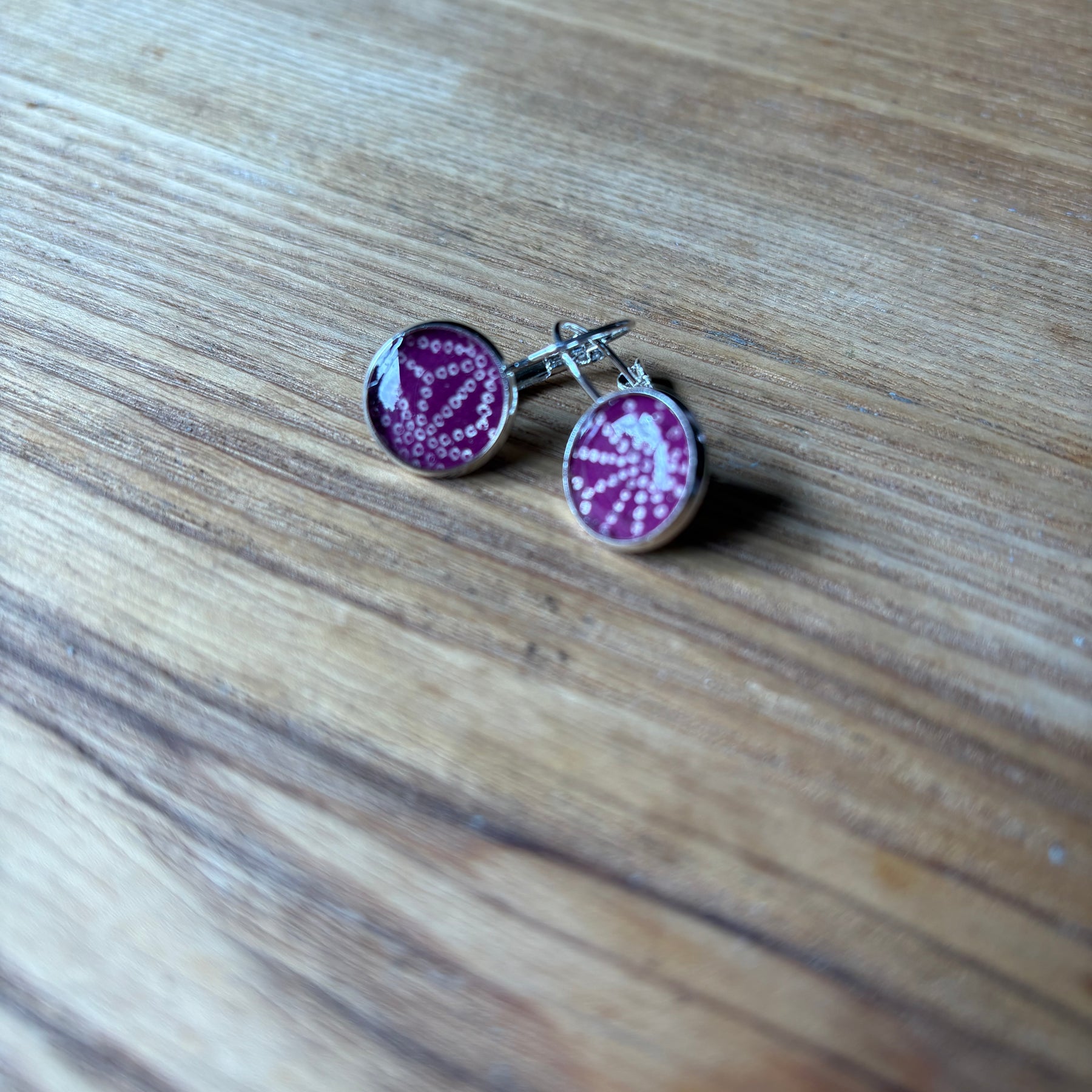 Japanese paper Resin earrings