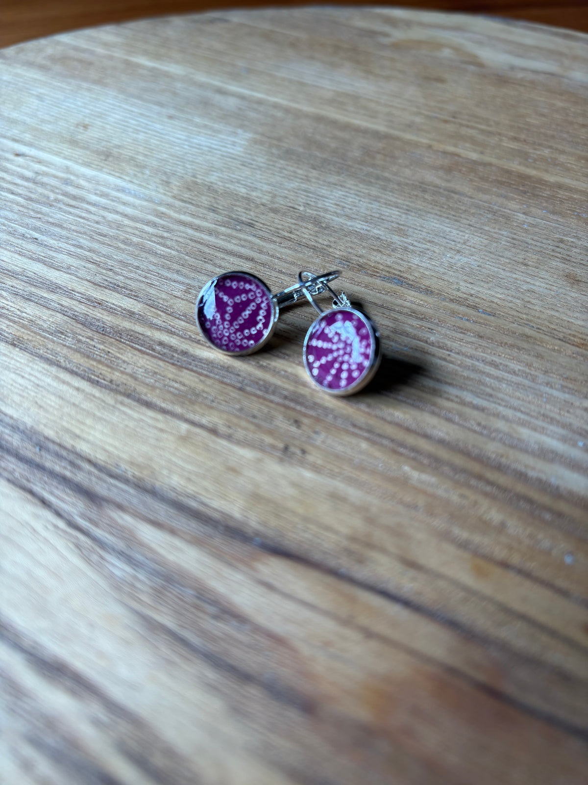 Japanese paper Resin earrings