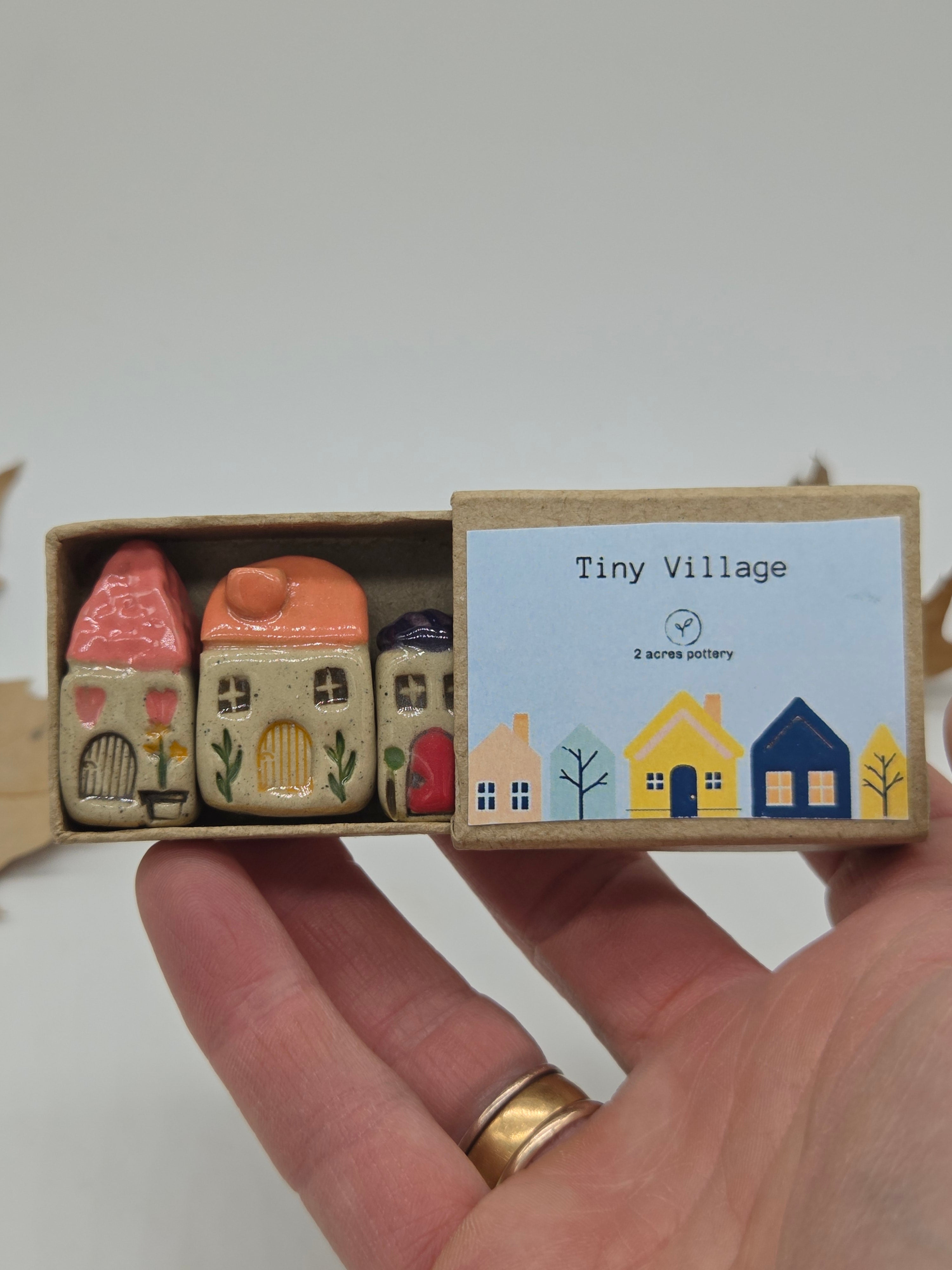 Tiny Ceramic Village - Gerbera Grove