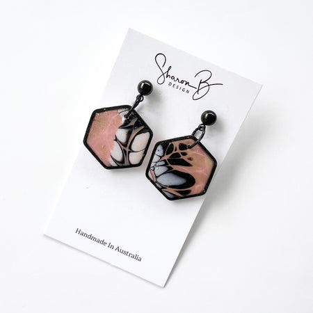 Earrings~Dangles~Black~Lightweight ~Affordable