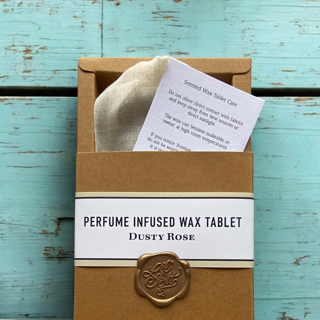 Dusty Rose Perfume Infused Wax Tablet