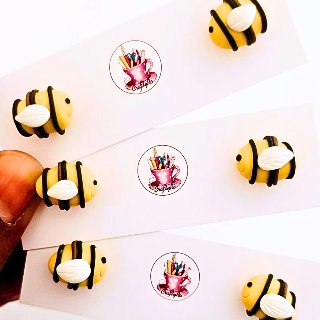 3D Bubble Bee Stud Earrings