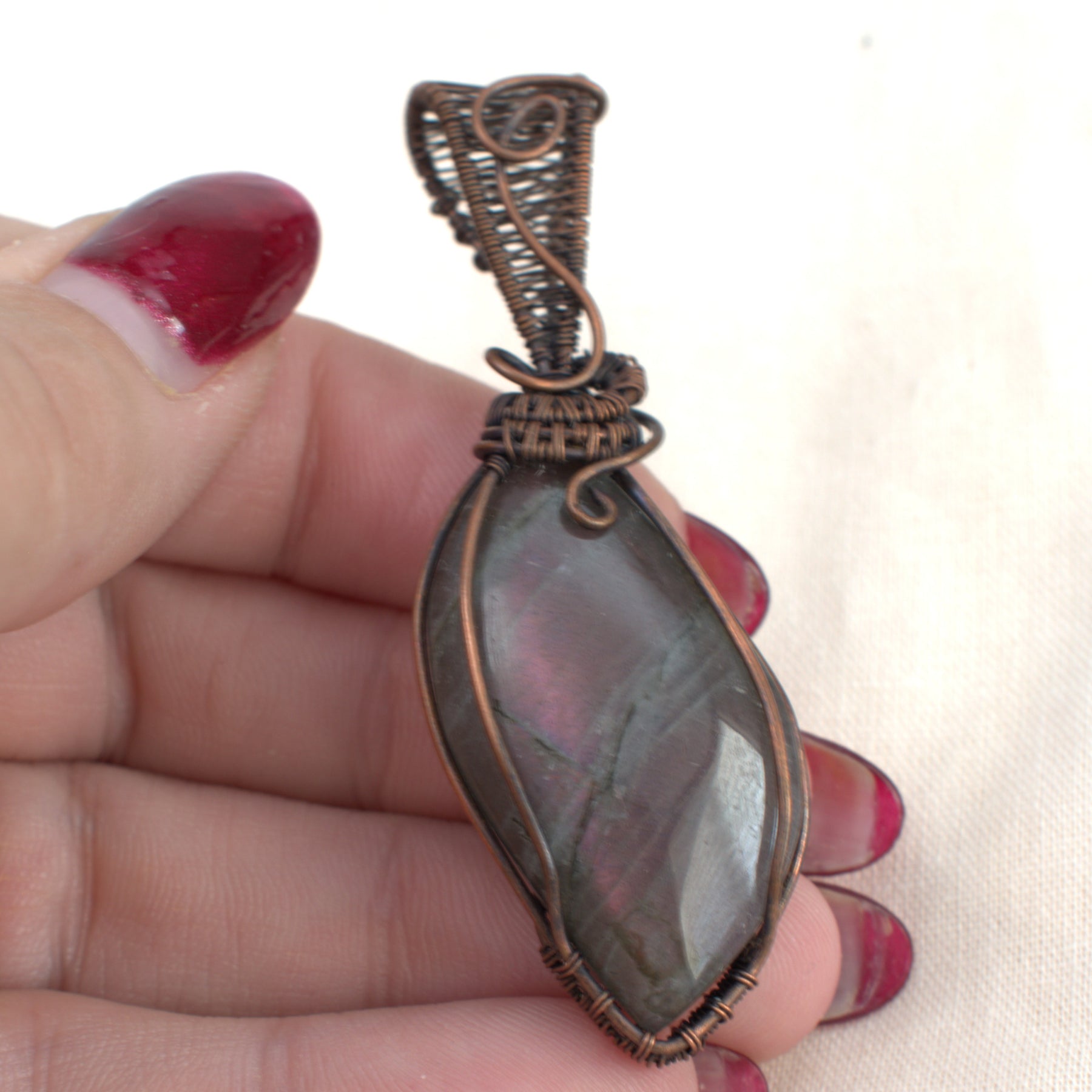 Shepherd's Delight – Labradorite Copper Pendant