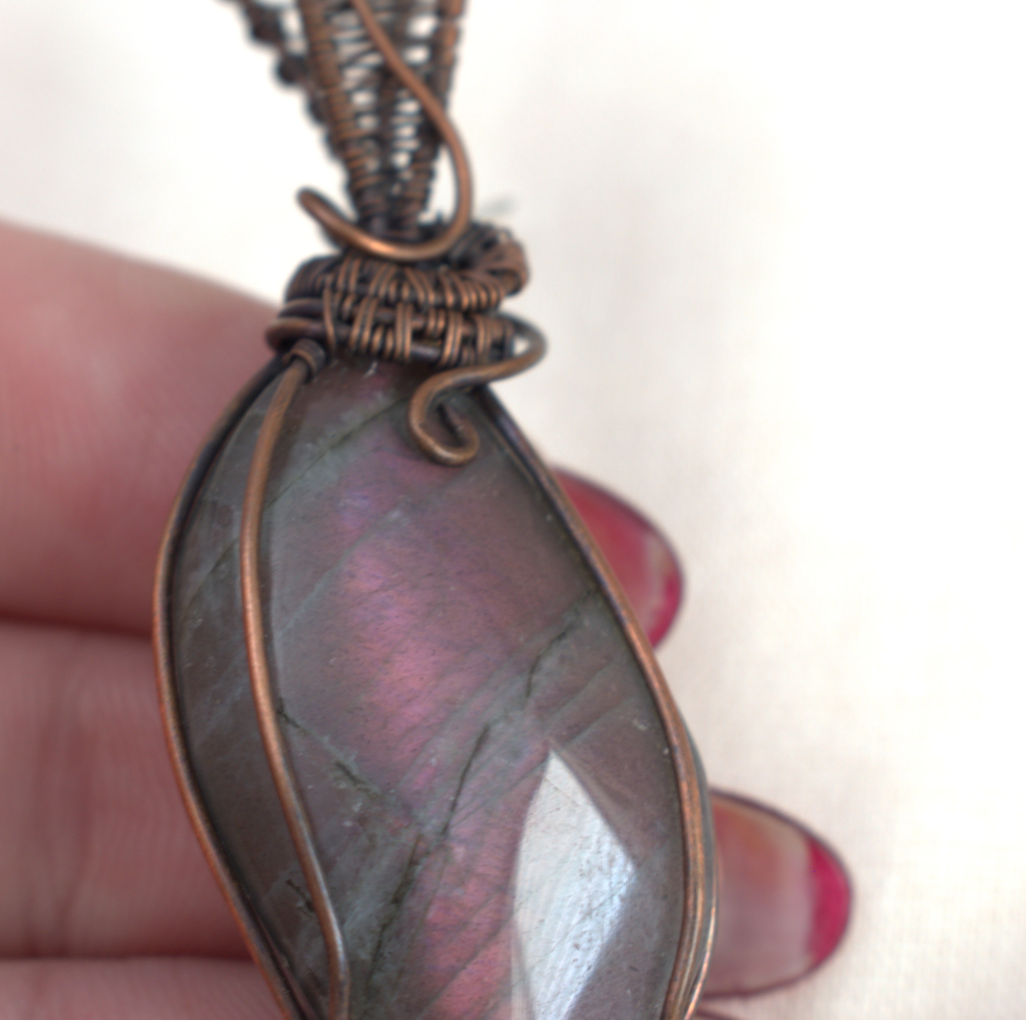 Shepherd's Delight – Labradorite Copper Pendant
