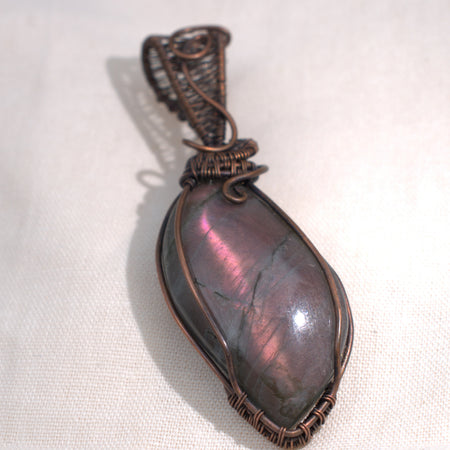 Shepherd's Delight – Labradorite Copper Pendant