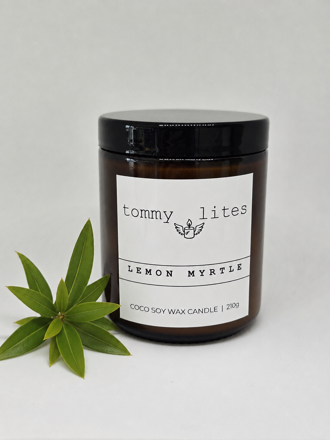 Lemon Myrtle Coco Soy wax Candle