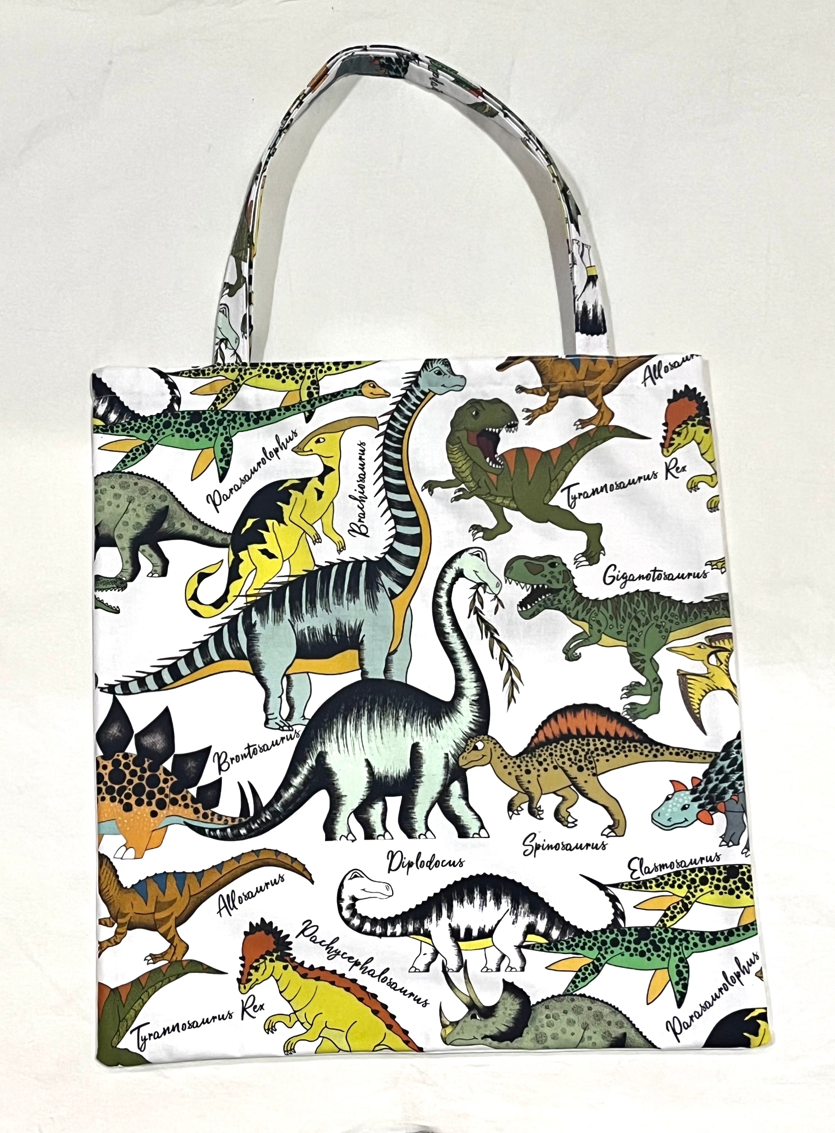 Dinosaurs library/shopping bag
