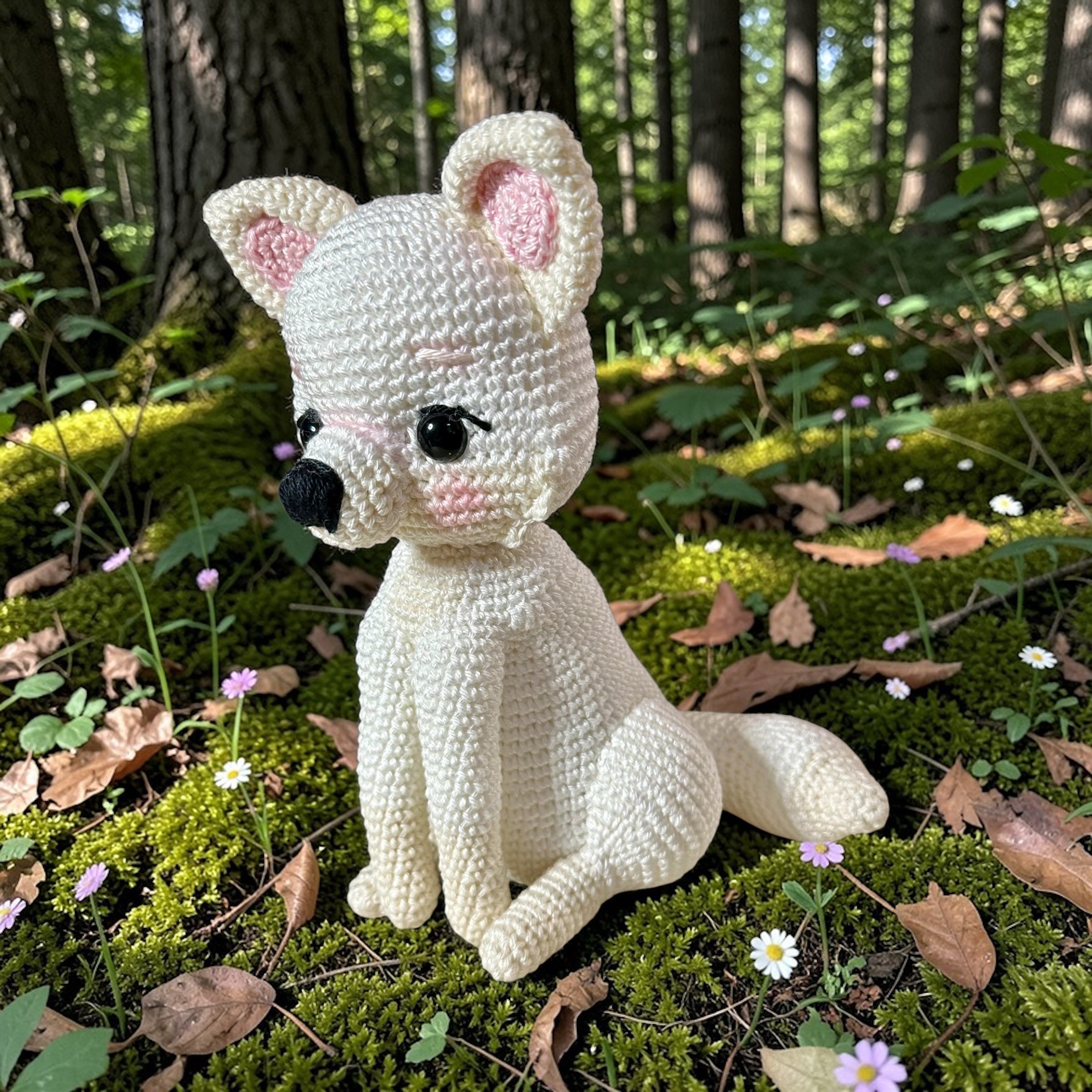 Crochet Handmade Woodland Fox