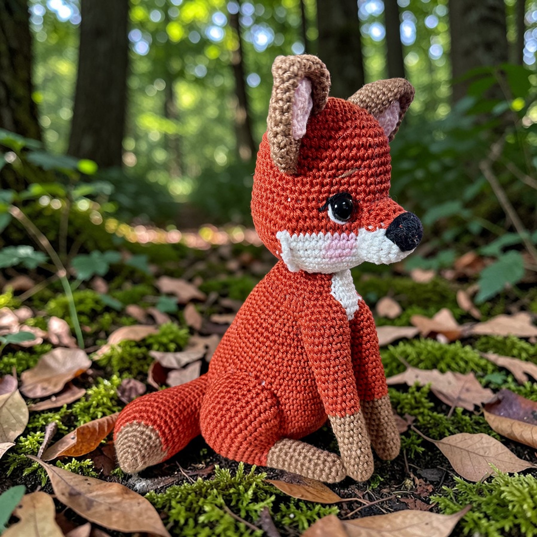 Crochet Handmade Woodland Fox