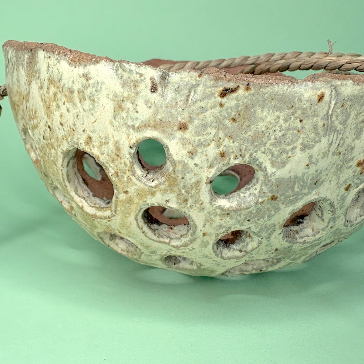 Ceramic dome hanging orchid pot