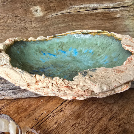 Wild clay bowl
