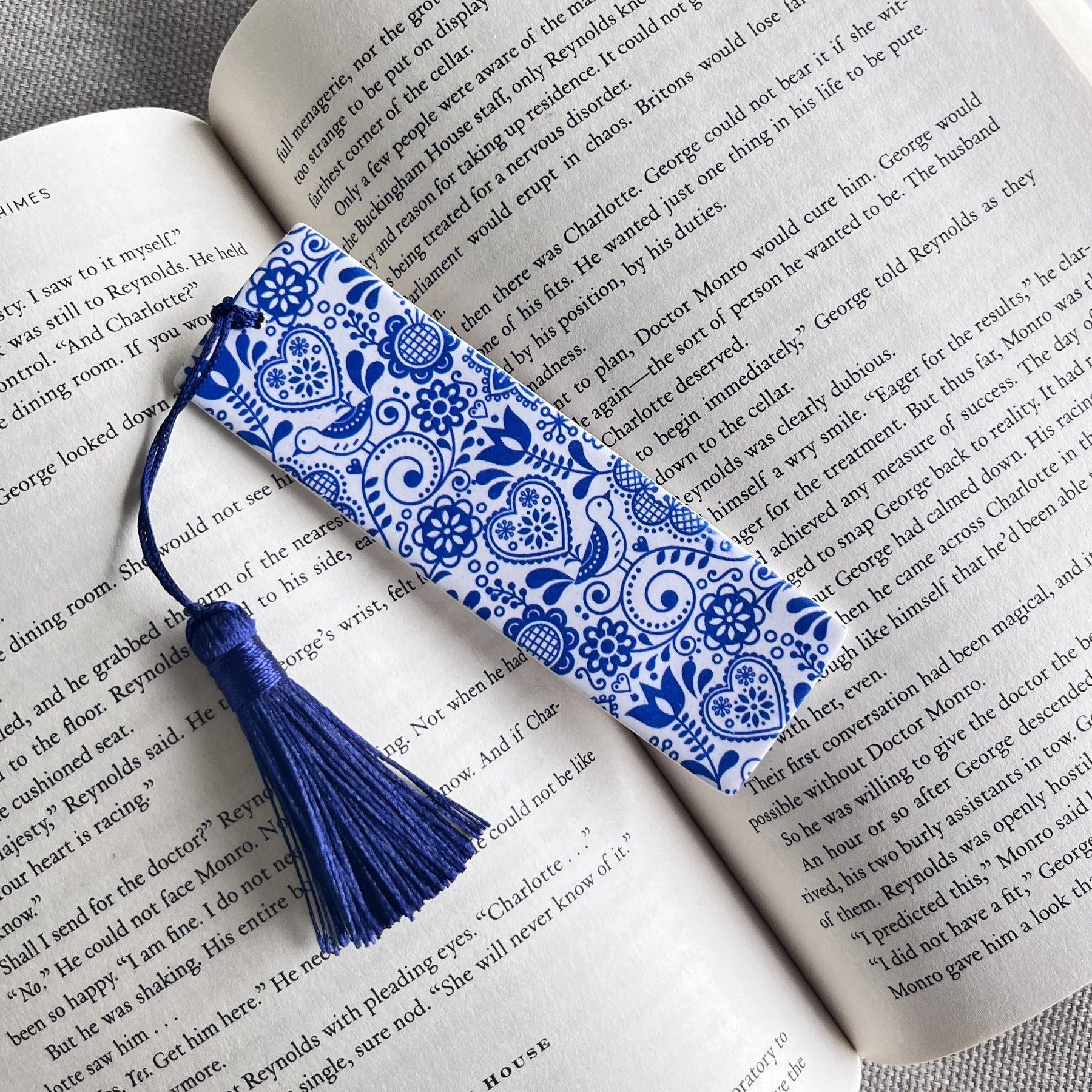 Handmade Bookmarks with Tassel - Polymer Clay - Various Designs