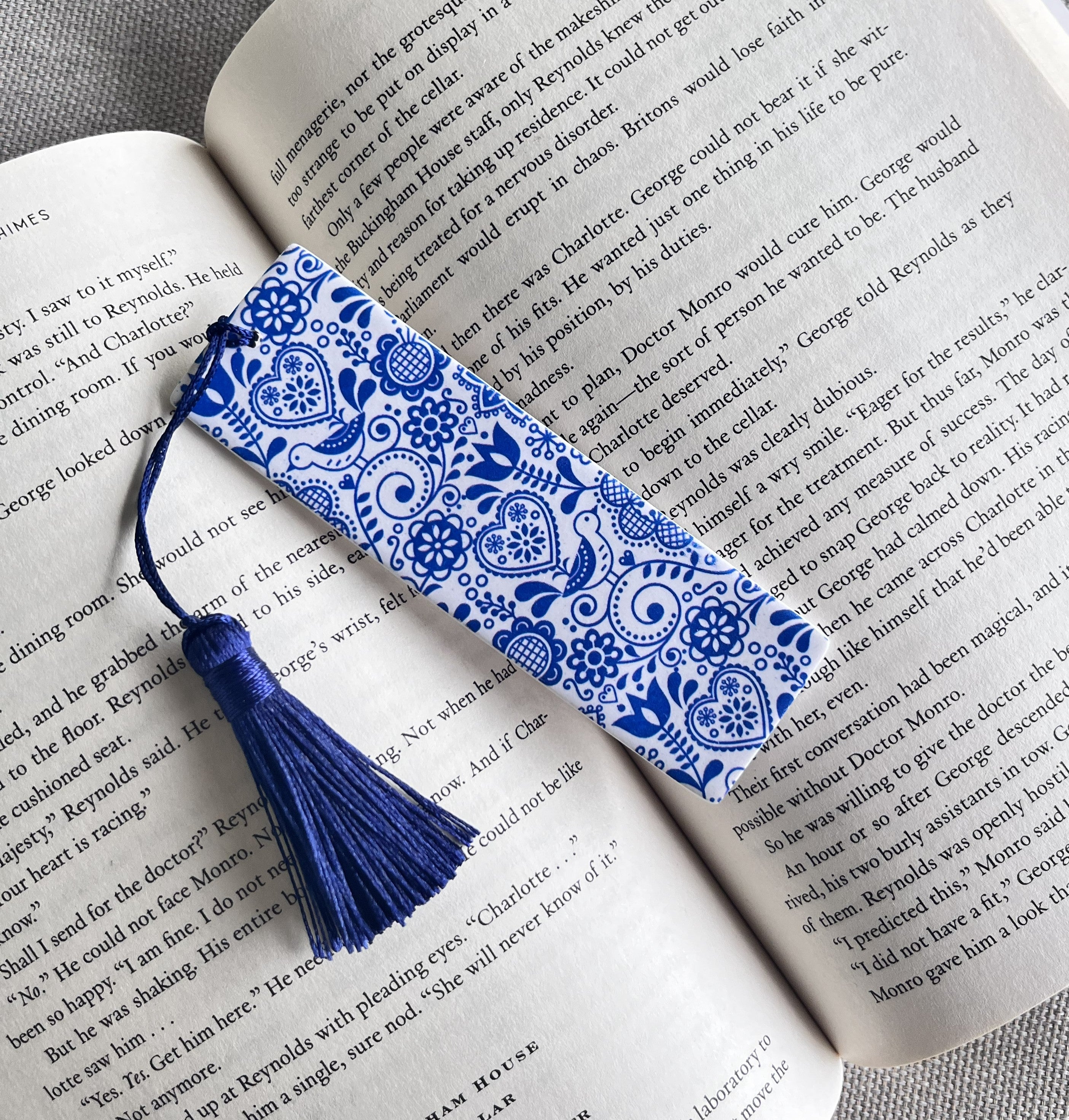 Handmade Bookmarks with Tassel - Polymer Clay - Various Designs