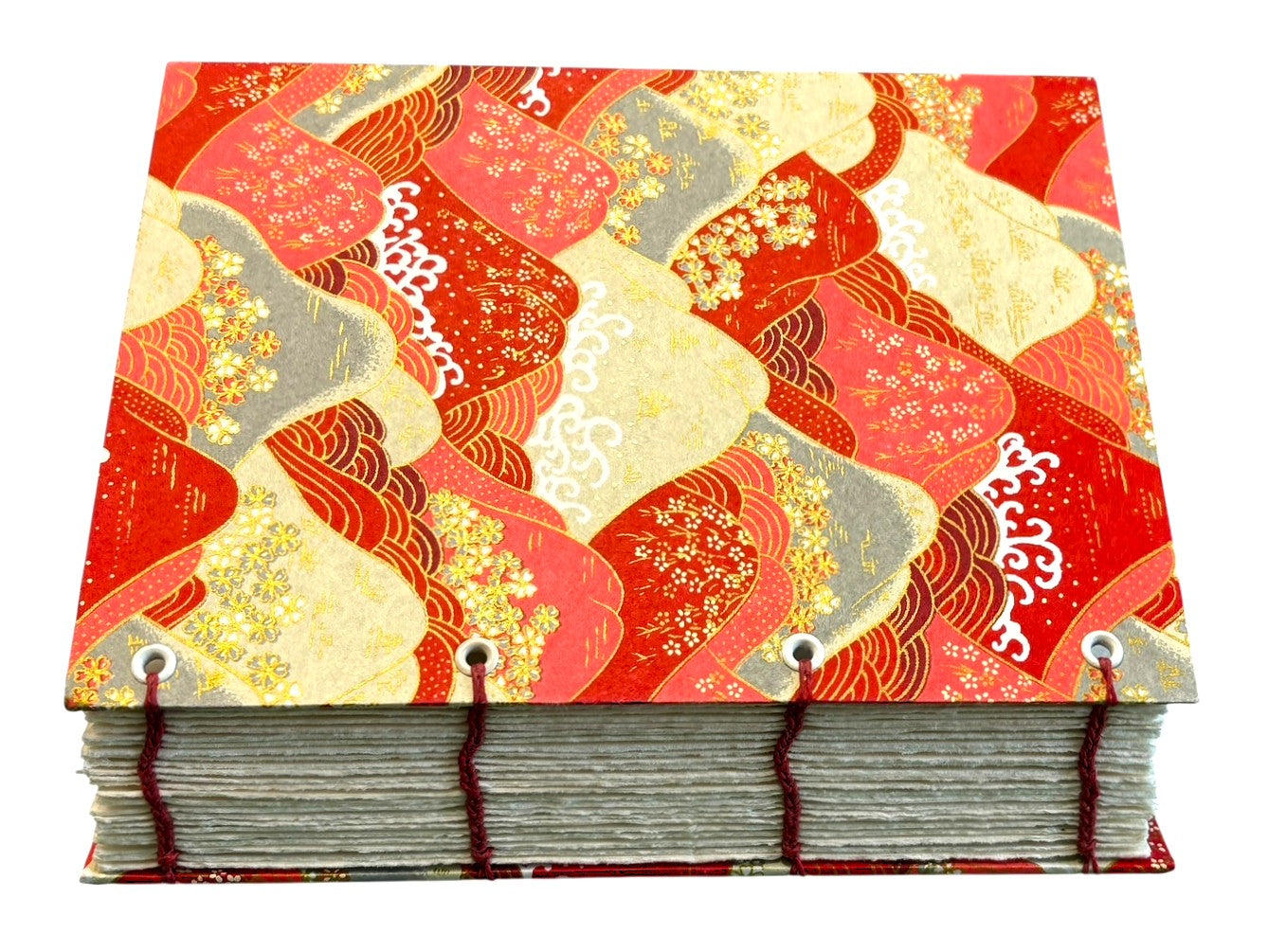 Handmade Lay Flat Watercolour Sketchbook: Cold Press Art Journal