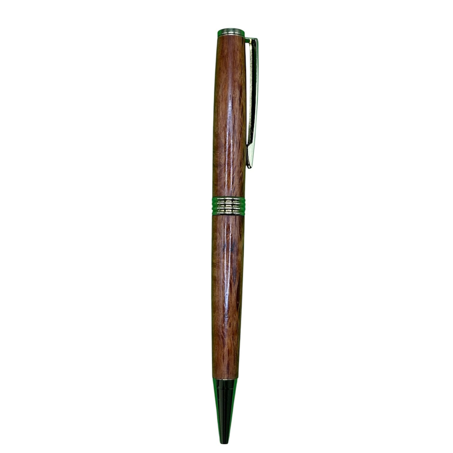 Broad Ballpoint Pen – Sheoak – Gold Accents
