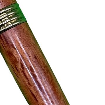 Broad Ballpoint Pen – Sheoak – Gold Accents