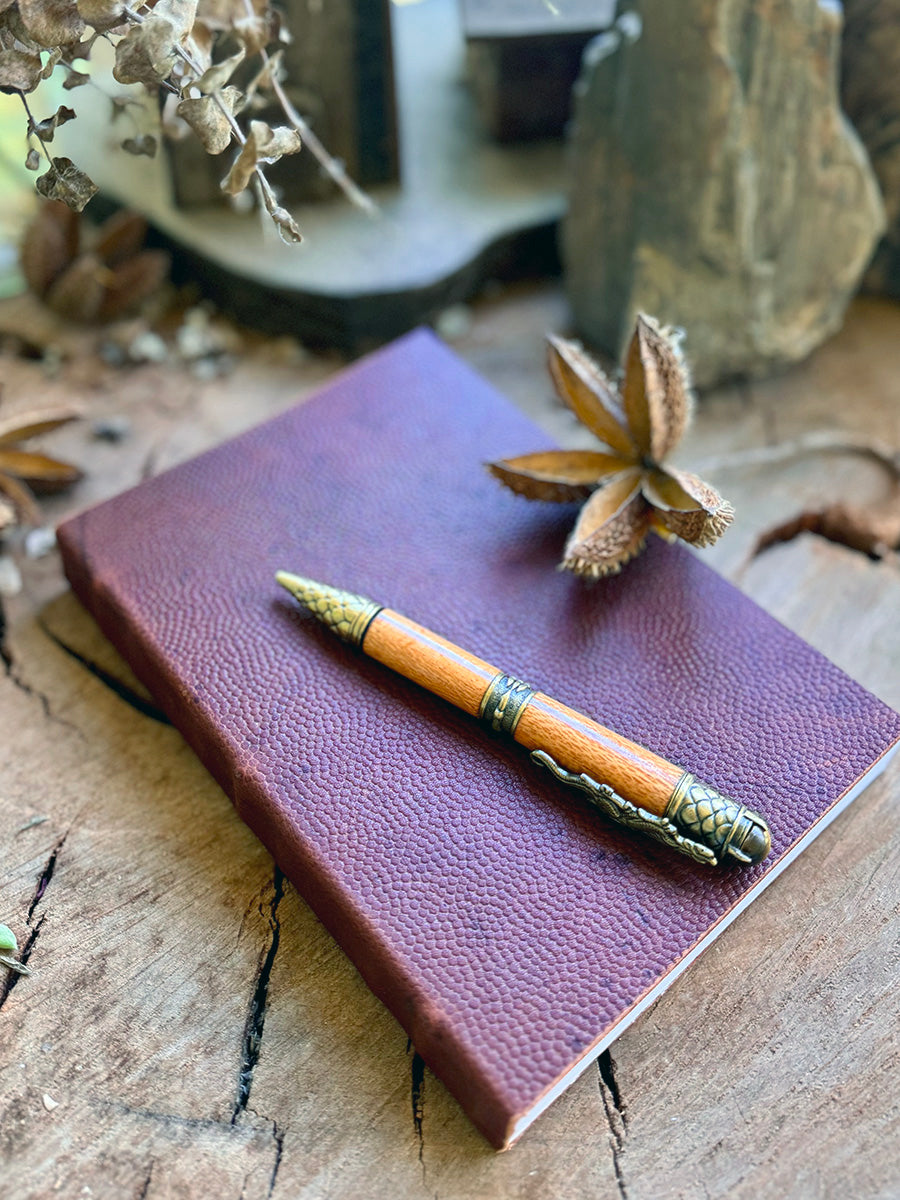 Soul Weaver's Field Book - A5 Dark Tan Leather Journal