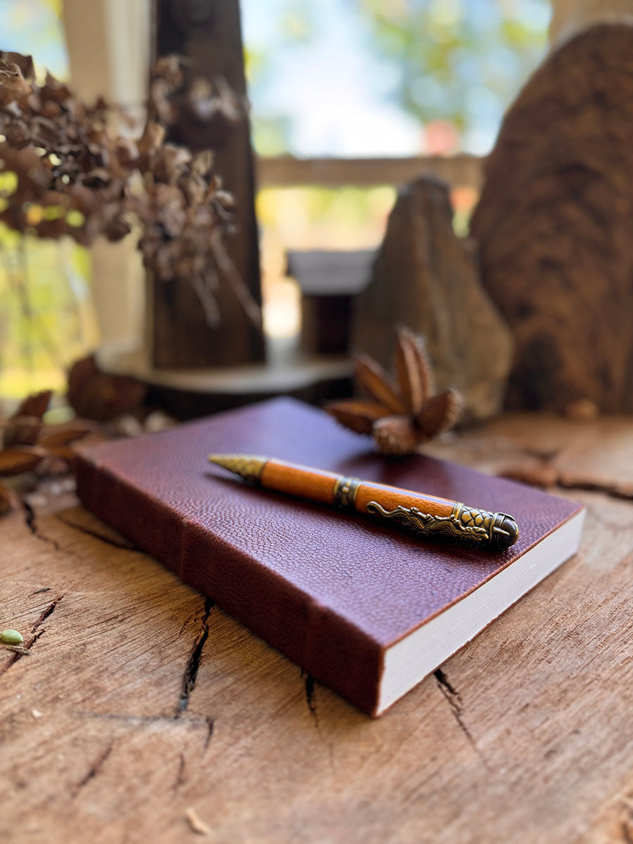 Soul Weaver's Field Book - A5 Dark Tan Leather Journal