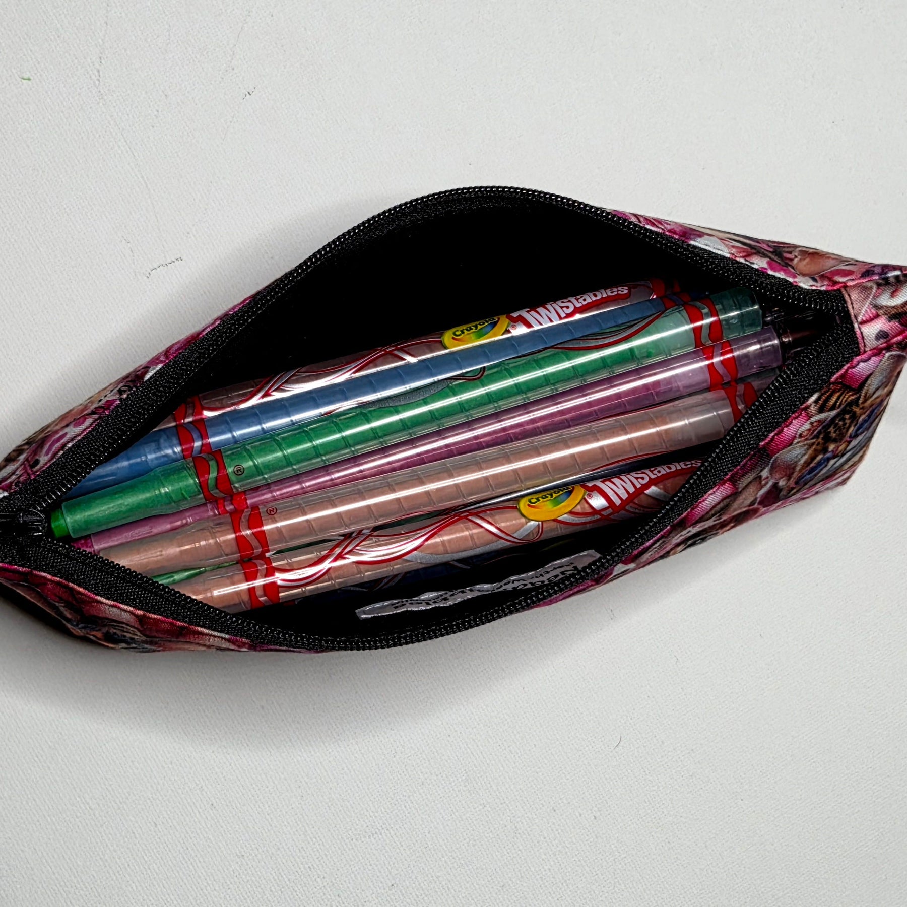 Pencil case in Australian native animal fabric
