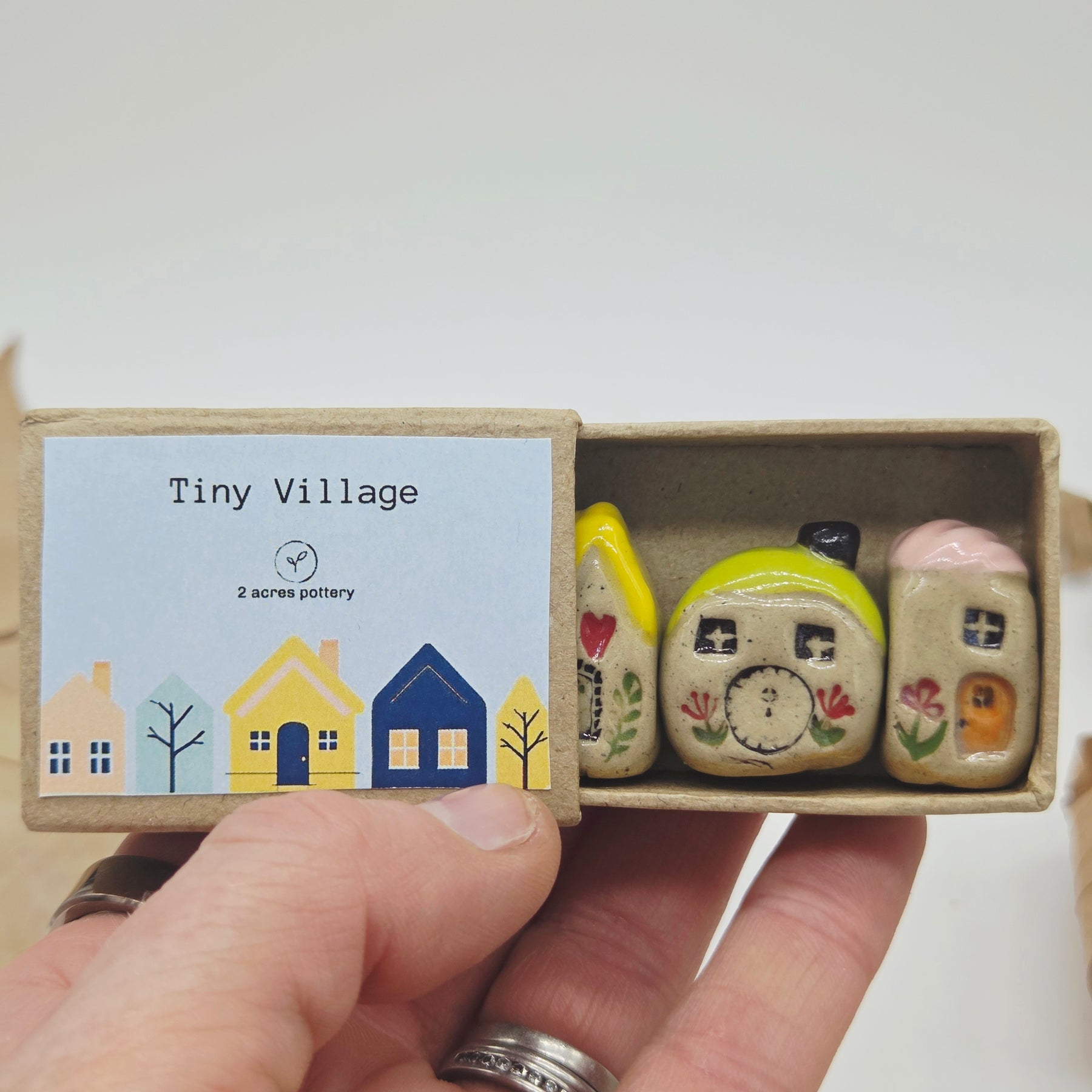 Tiny Ceramic Village - Hobbit Hollow