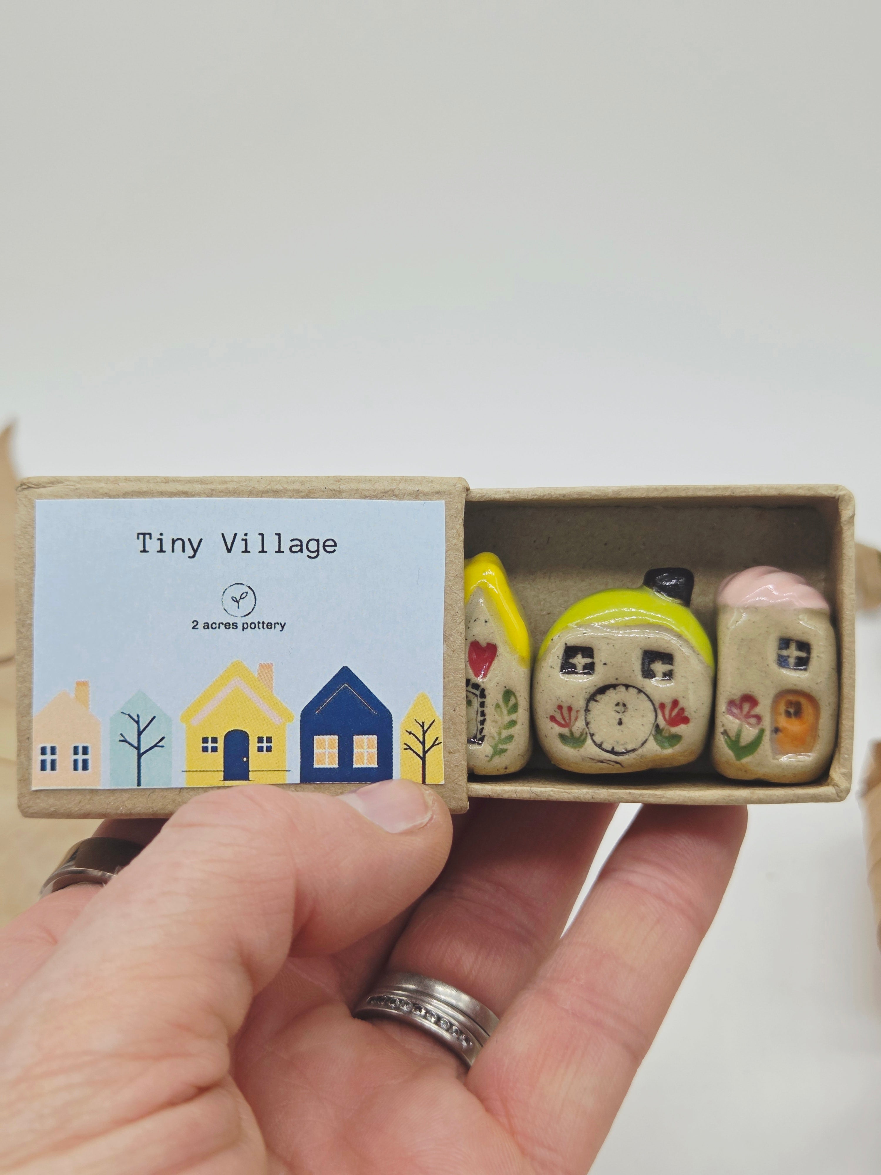 Tiny Ceramic Village - Hobbit Hollow