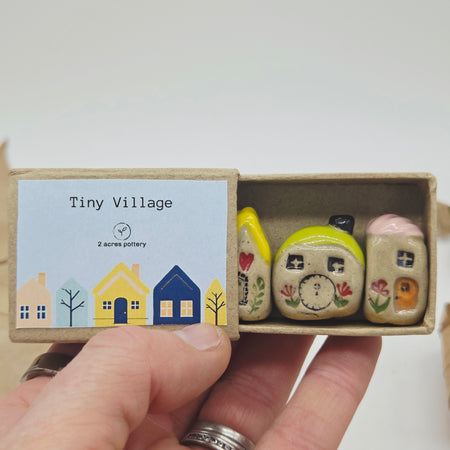 Tiny Ceramic Village - Hobbit Hollow