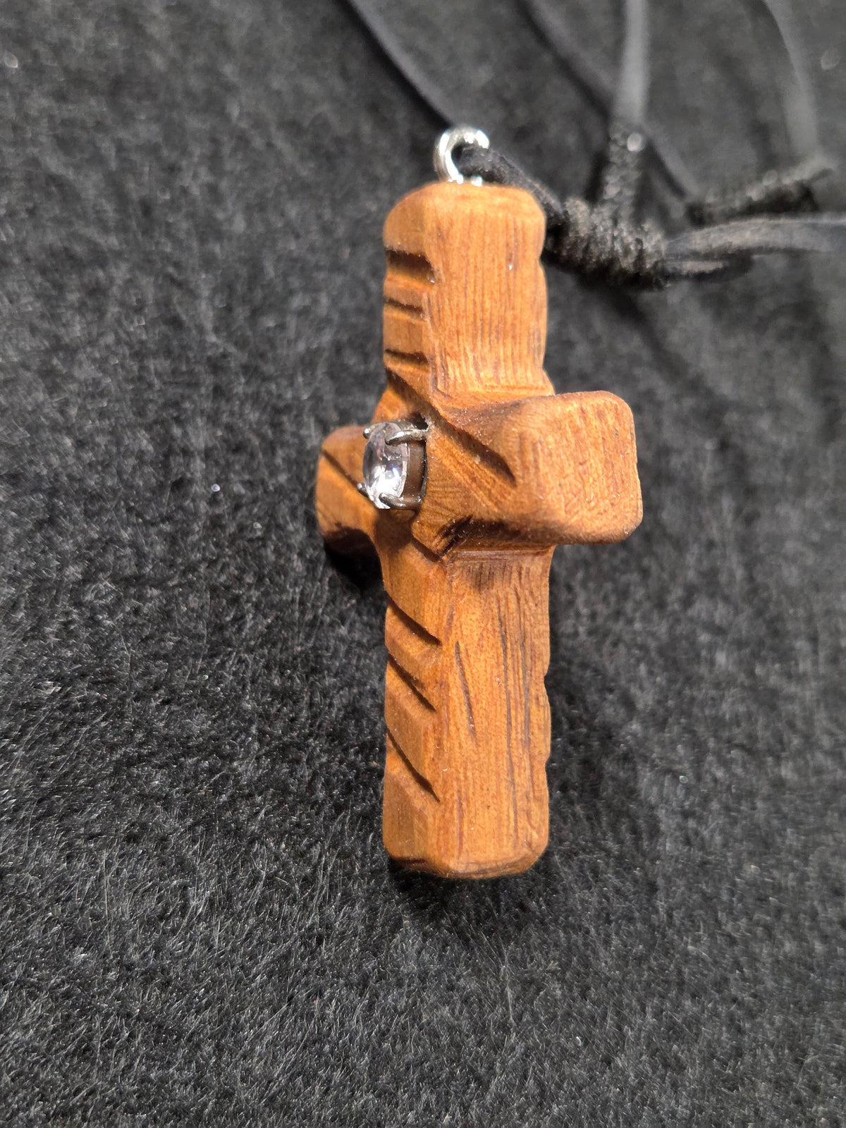 Eucalyptus Cross of Light – Handcrafted Timber Pendant