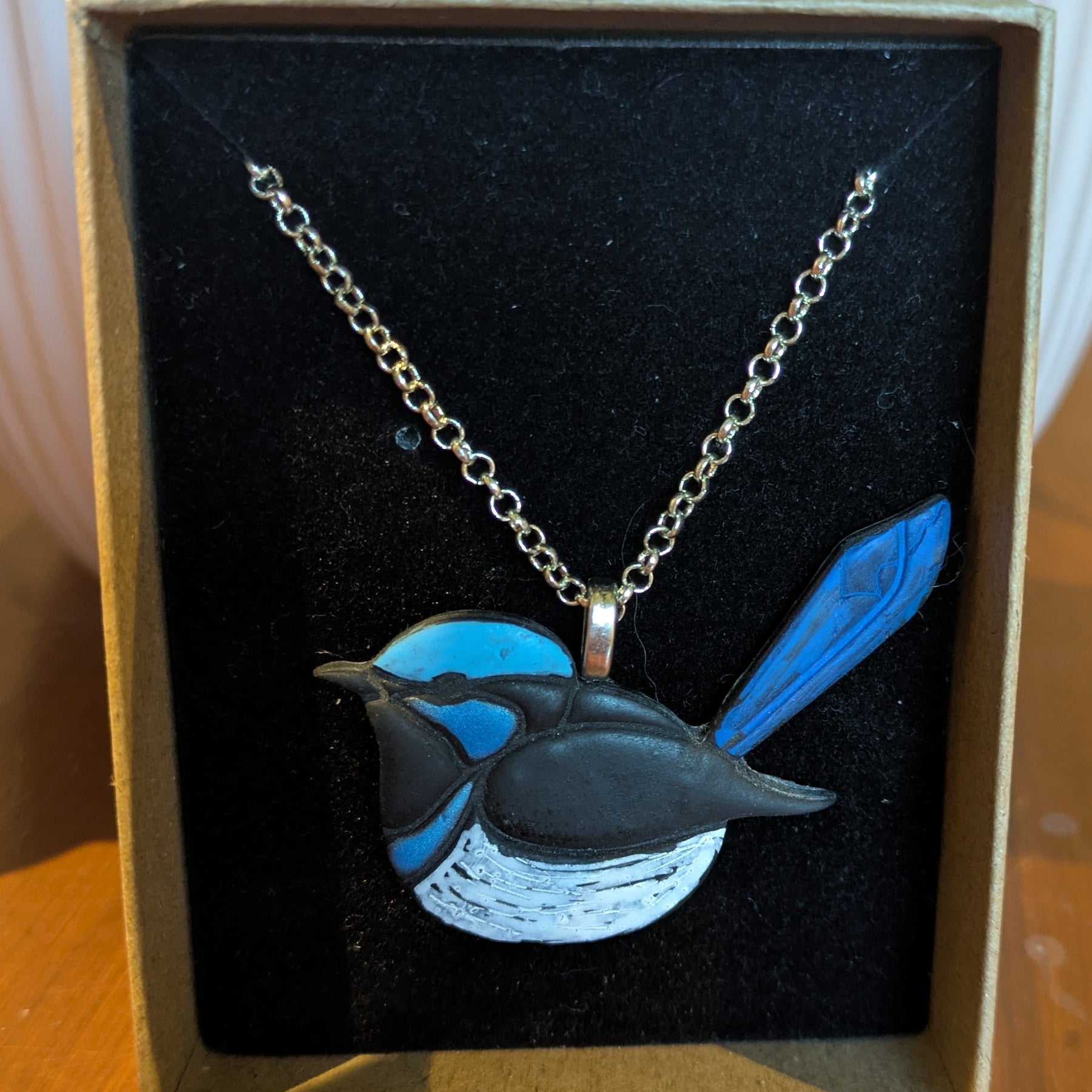Blue Wren Pendant