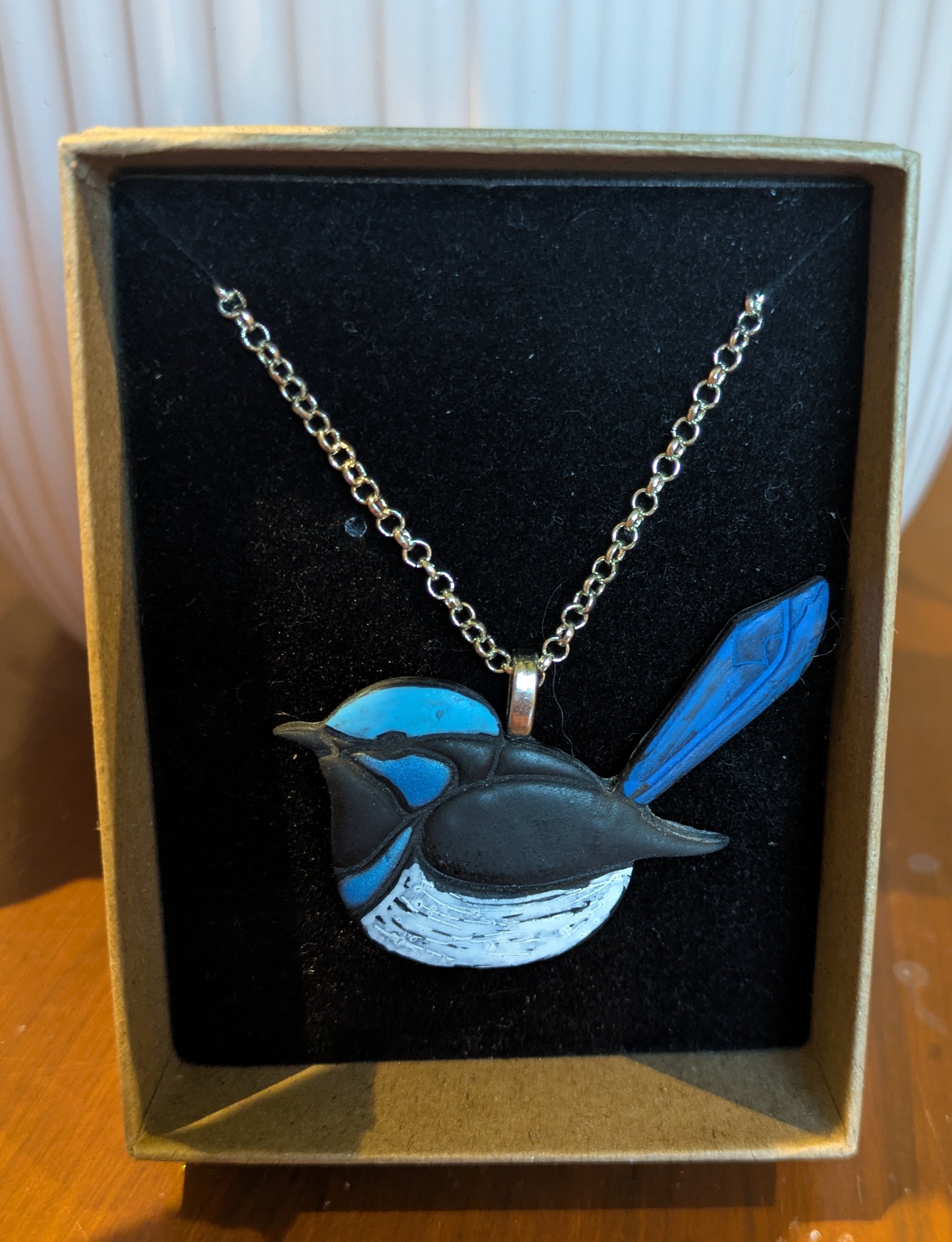 Blue Wren Pendant