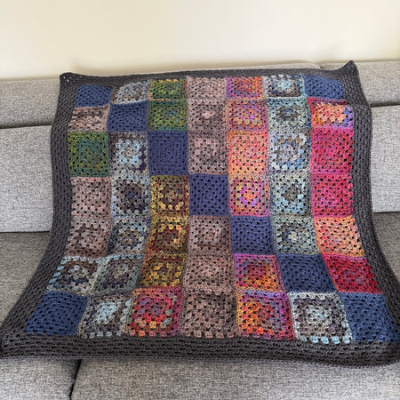 Granny square blanket