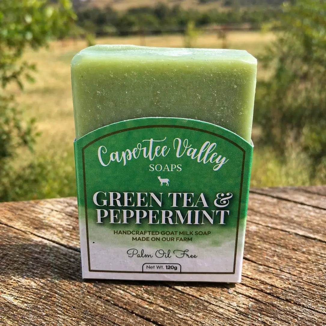 Green Tea & Peppermint Goat Milk Soap