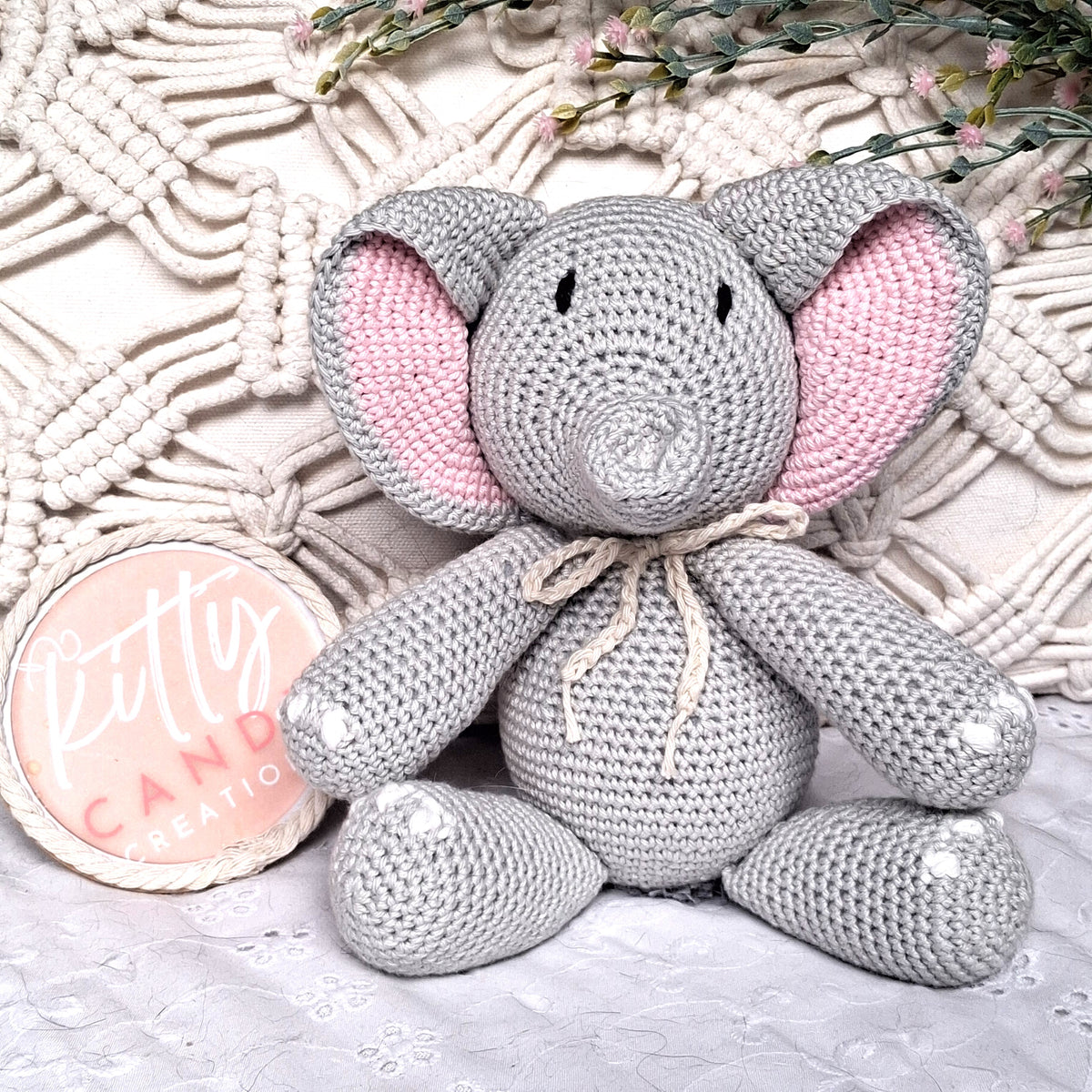 Handmade Crochet Elephant