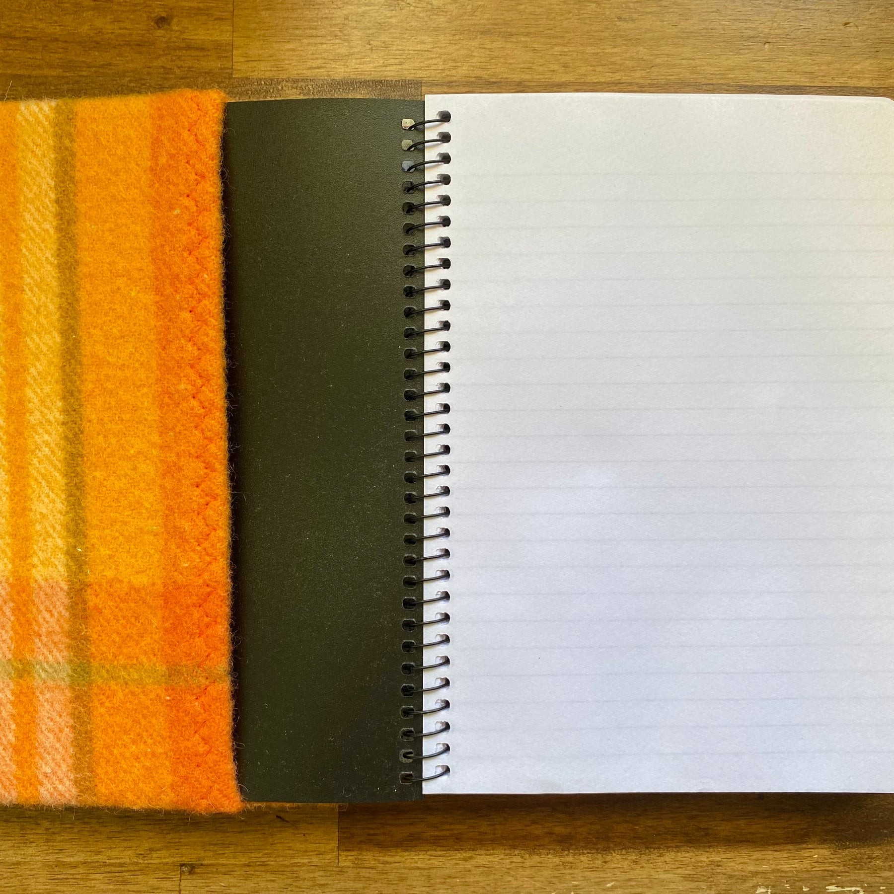 A5 Upcycled Notebook Wombat - Orange