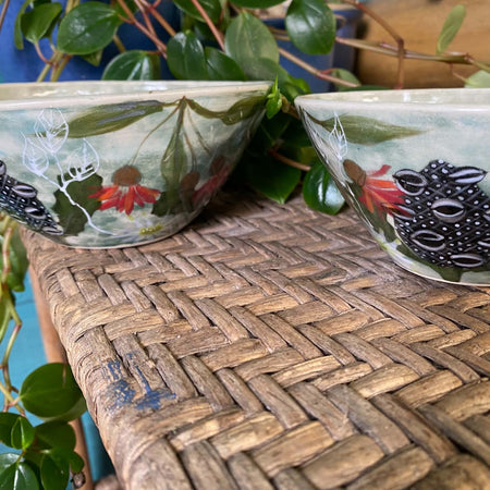 Native Australian flora handmade pottery