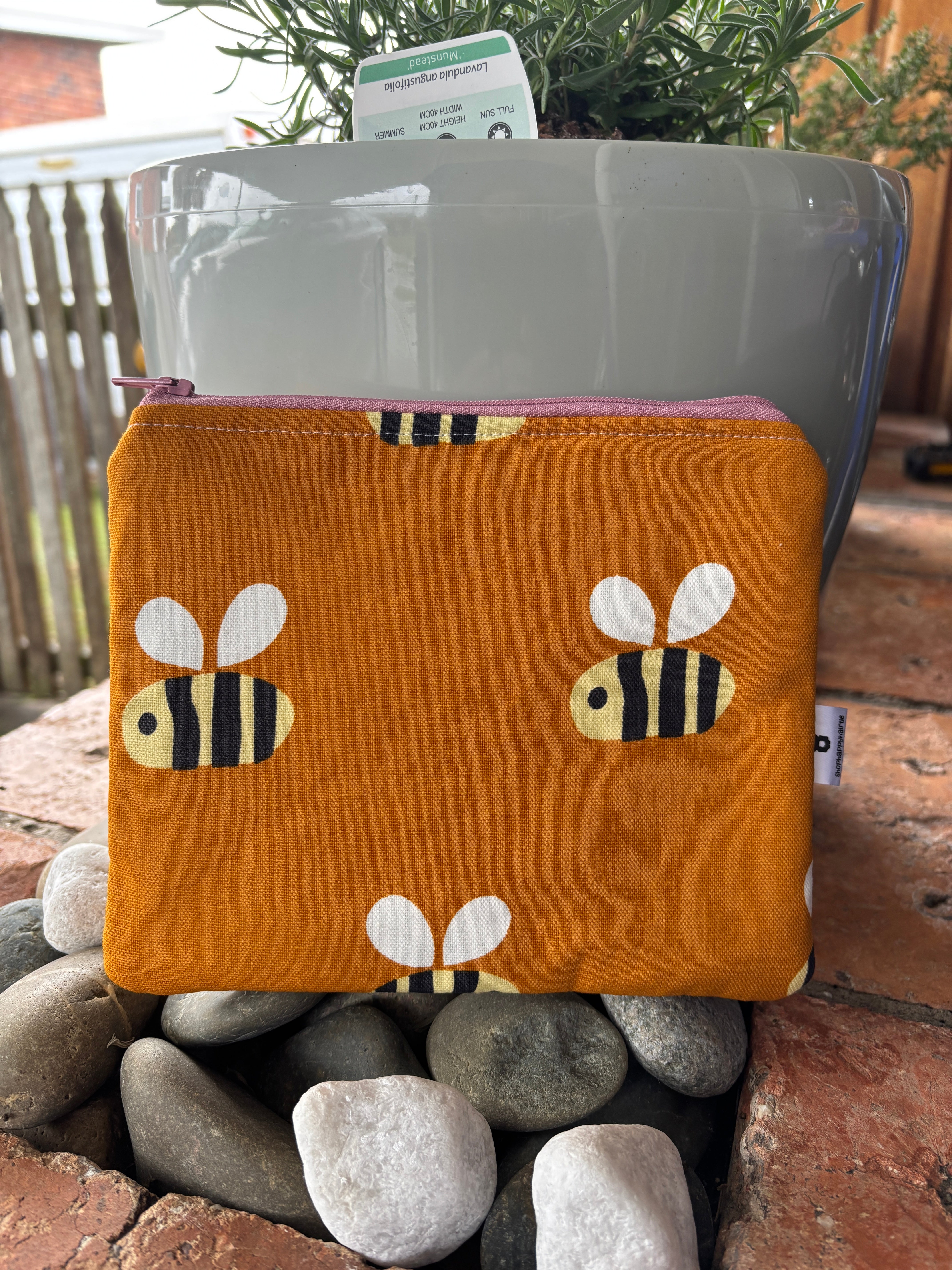 Medium & Large Handmade Fabric Zipper Pouches – Makeup & Travel Organiser