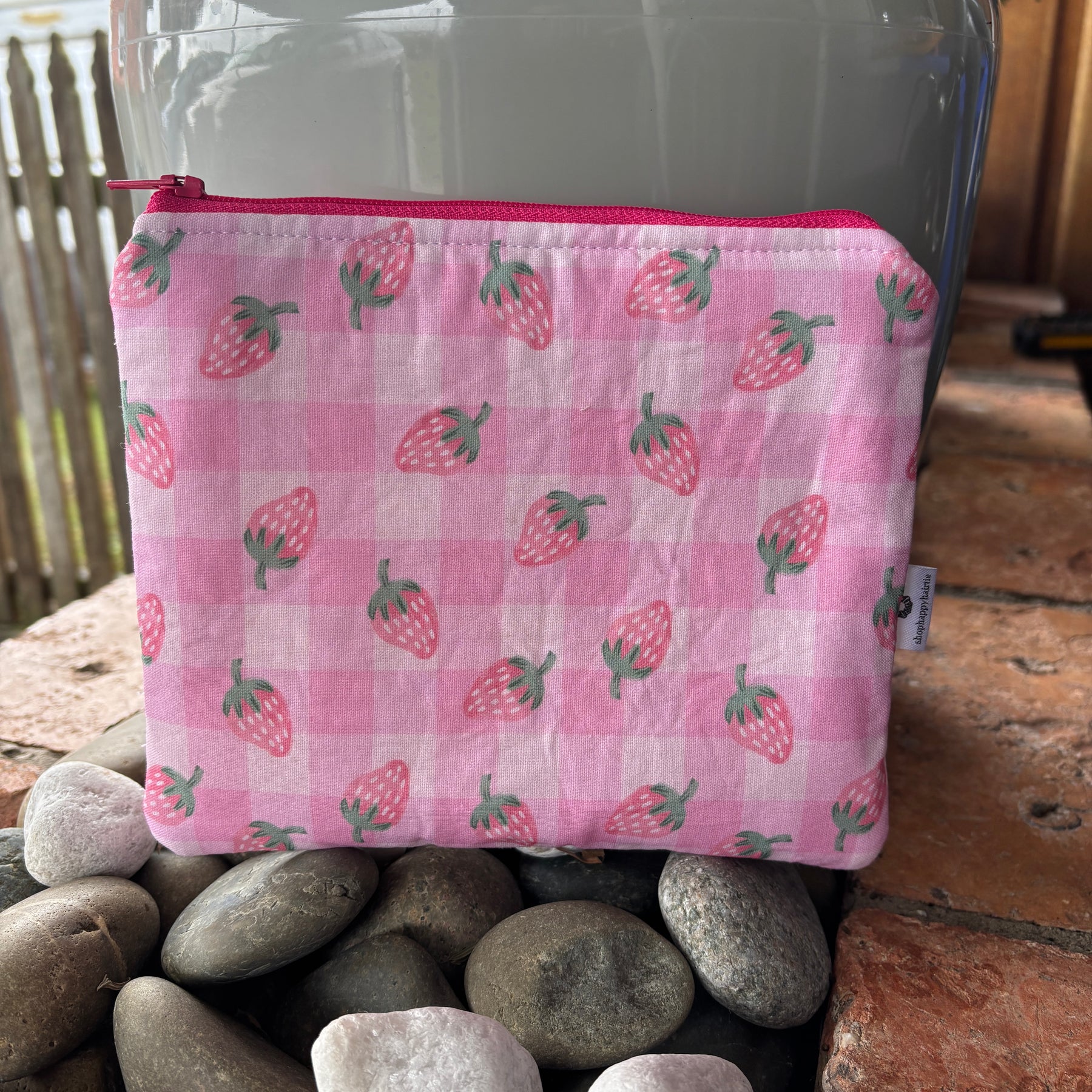 Medium & Large Handmade Fabric Zipper Pouches – Makeup & Travel Organiser