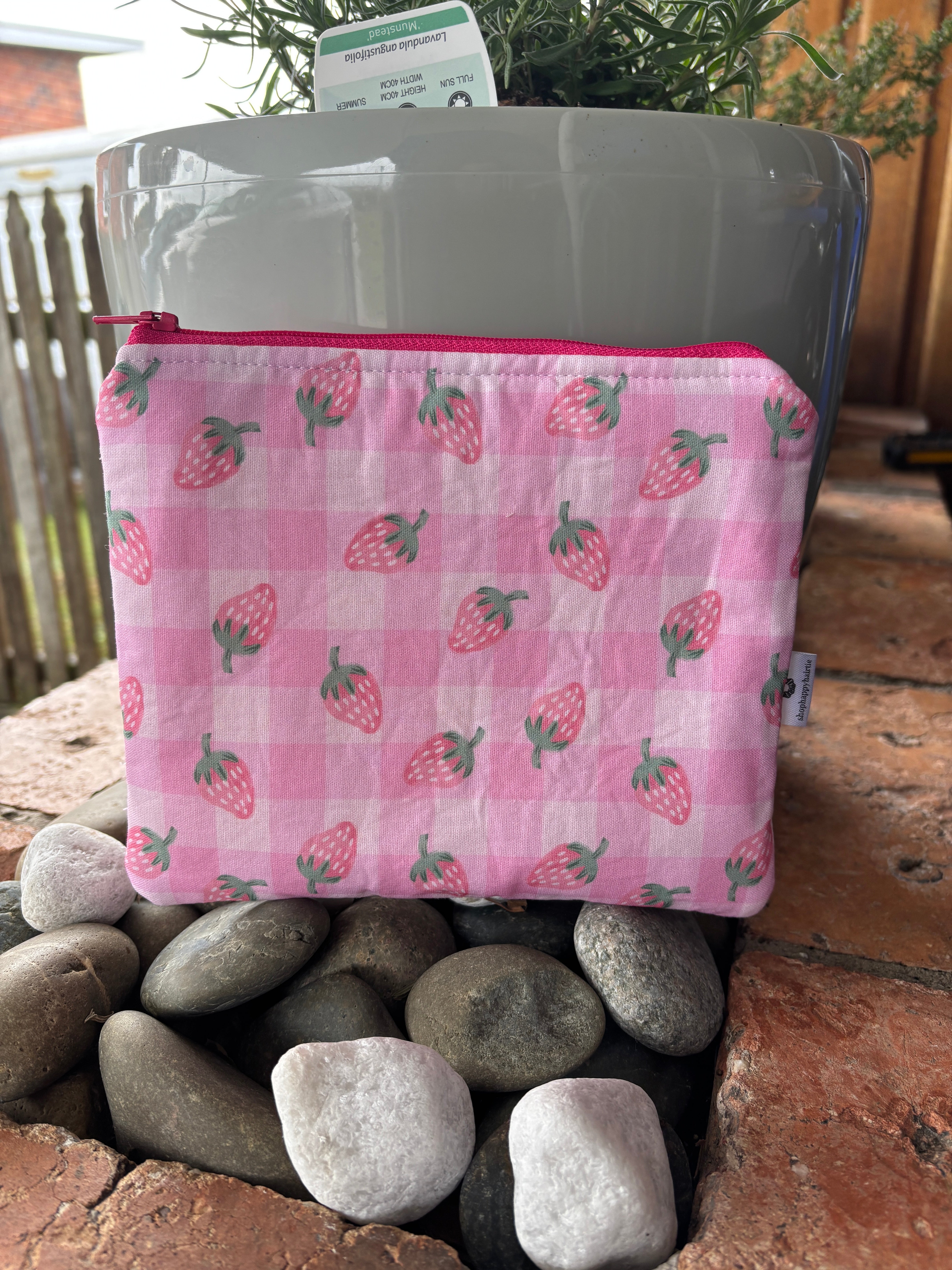 Medium & Large Handmade Fabric Zipper Pouches – Makeup & Travel Organiser