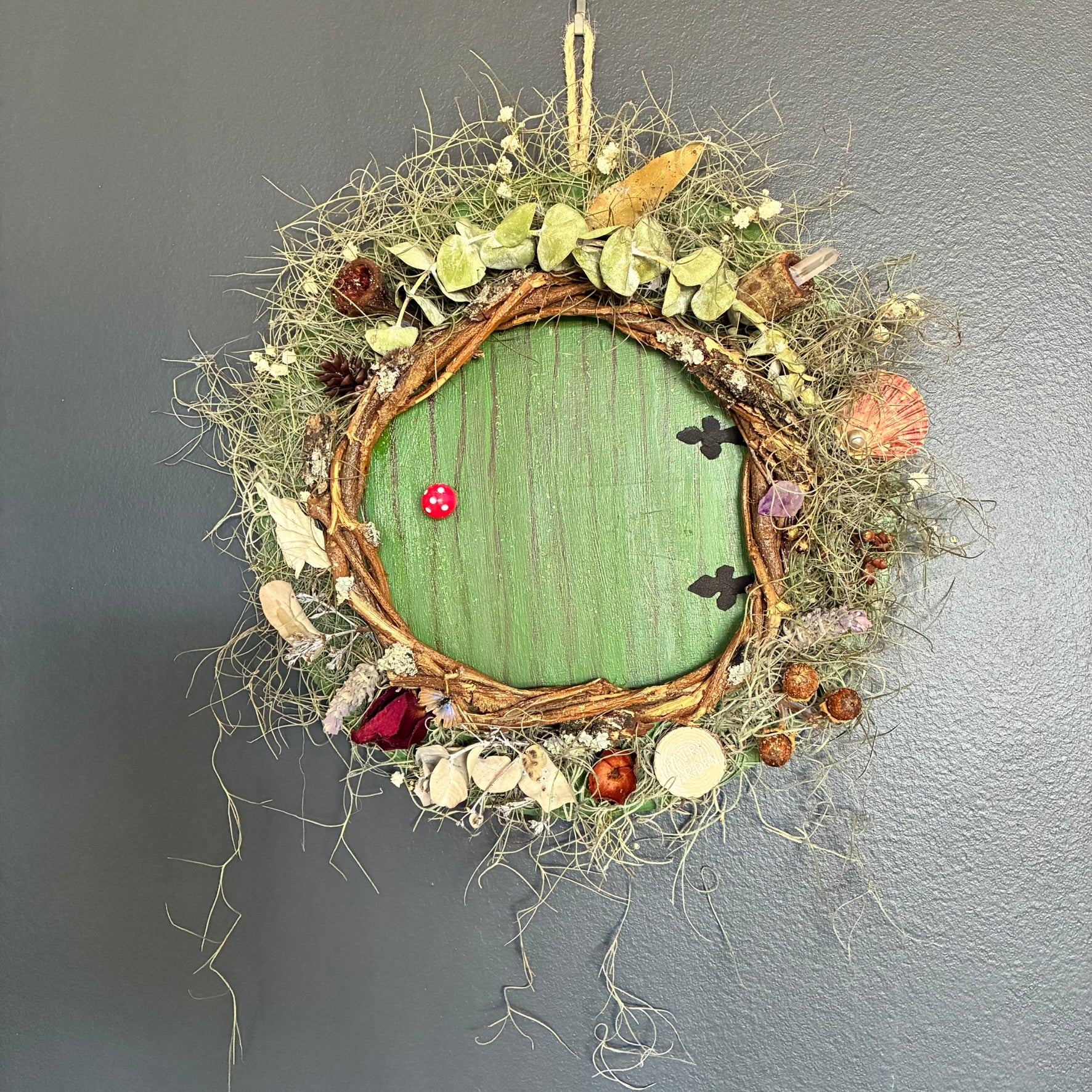 Wreath - Faery Door (Green)