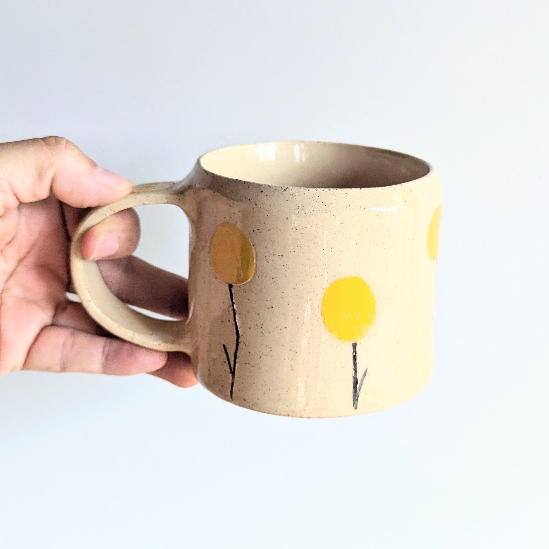 Handmade Ceramic cup| Unique Sgraffito Pottery Cup| Australian Made Gift Bundle