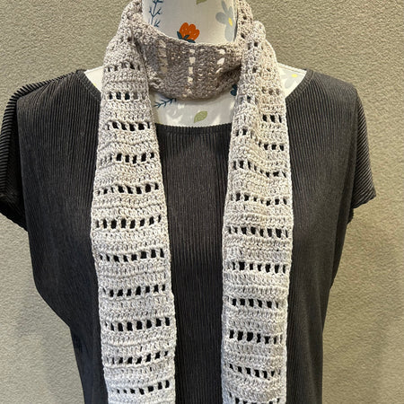 Filet Cotton Scarflet - Crochet
