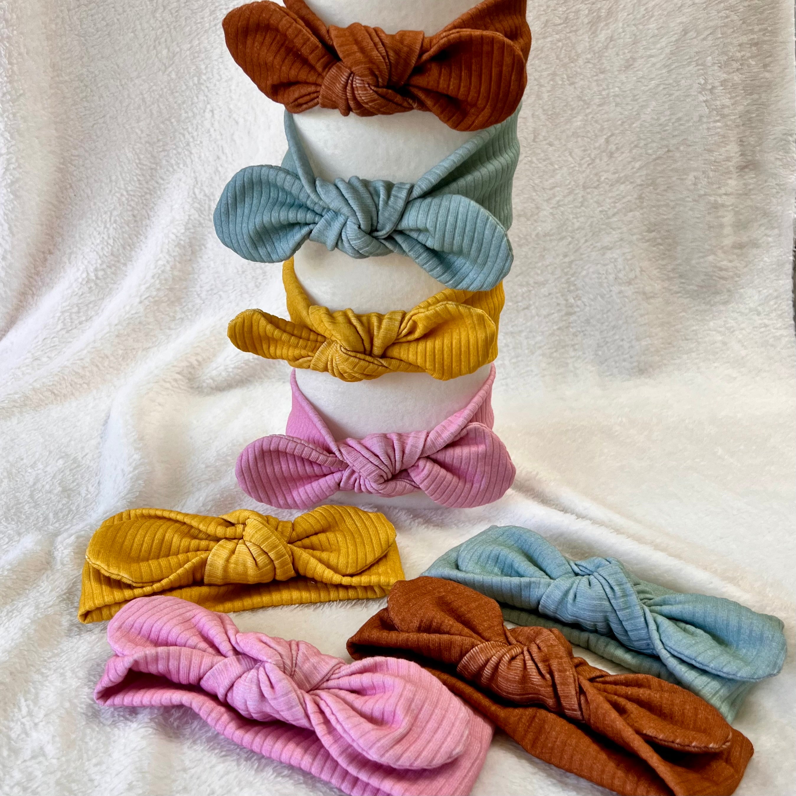 Easy Tie Baby Headbands - Handmade by Dumbleton Duds | Sizes Small, Medium, Large | FREE Postage $50+