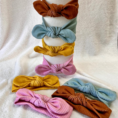 Easy Tie Baby Headbands - Handmade by Dumbleton Duds | Sizes Small, Medium, Large | FREE Postage $50+