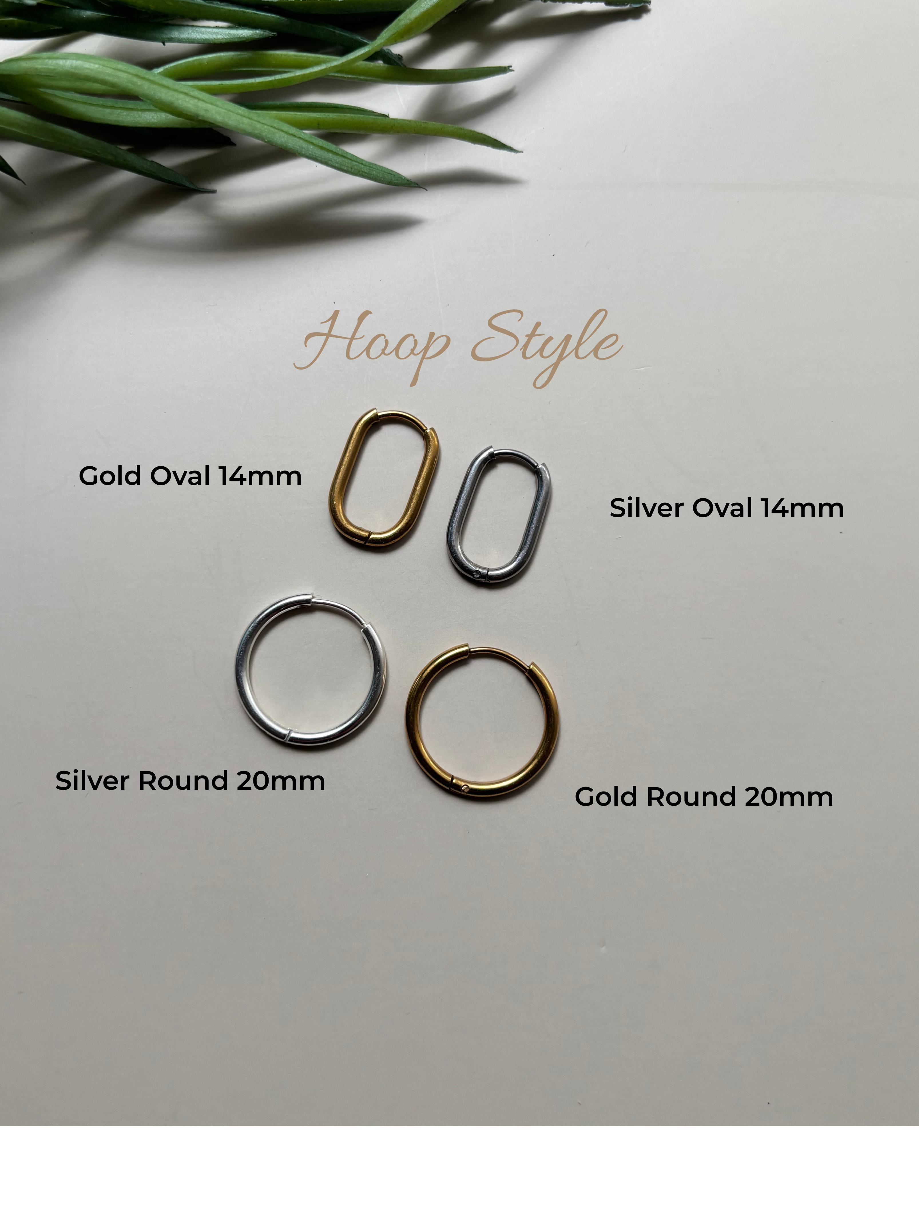 Hoops & Drops – HOOPS SELECTION | Interchangeable Clay Earrings