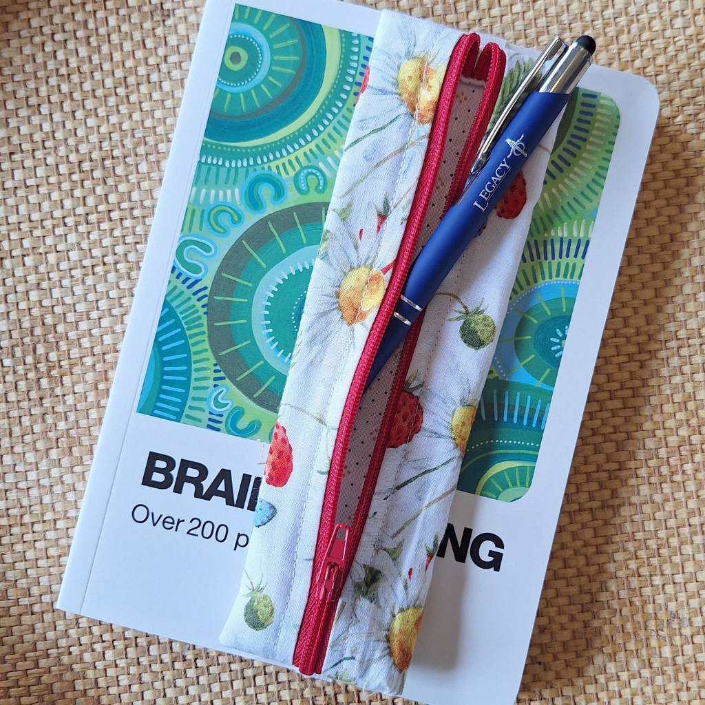 Handmade Notepad Pencil Case and Bookmark